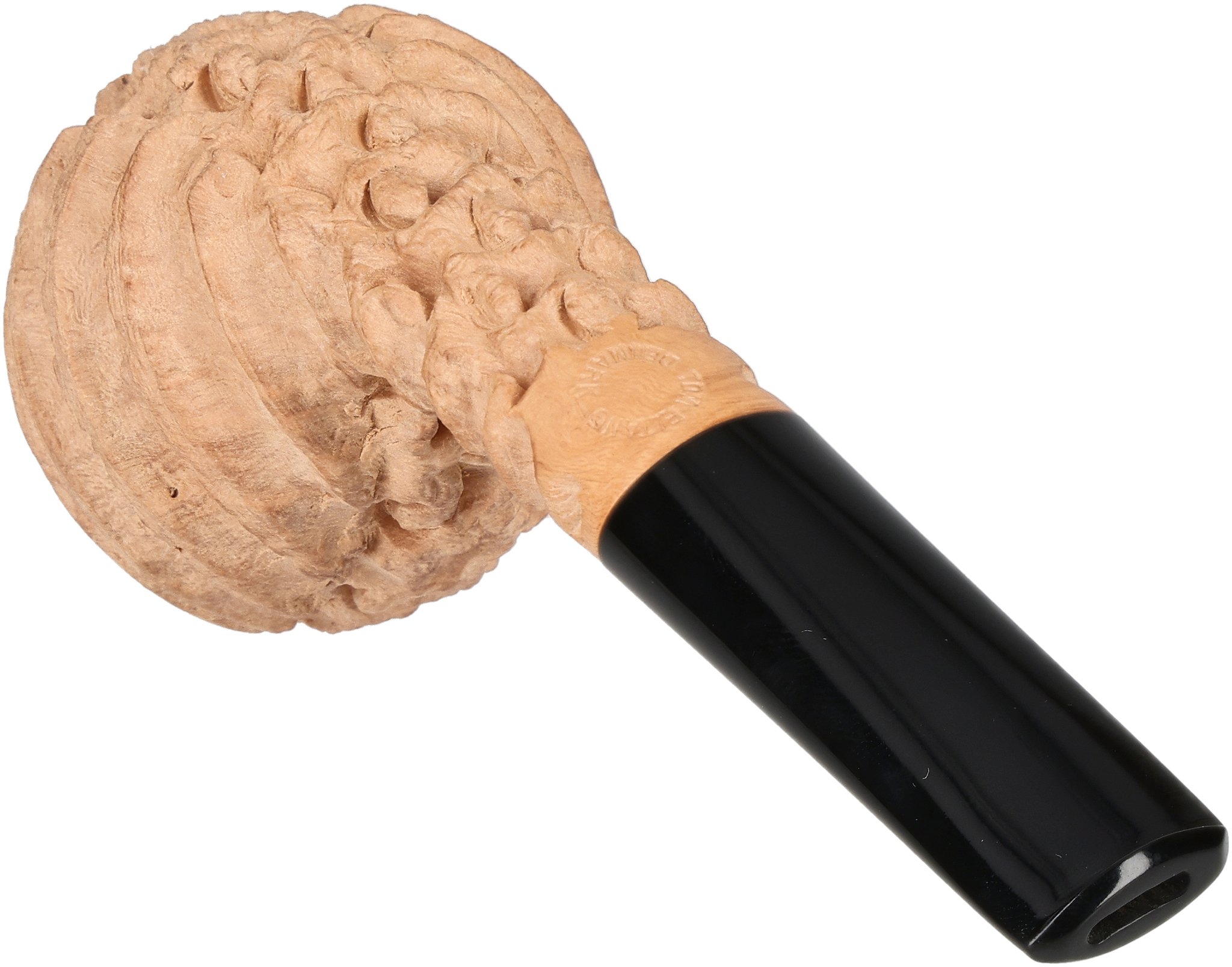 Tom Eltang Freehand Pfeifen Rustic Devils Anse Hellbraun_05