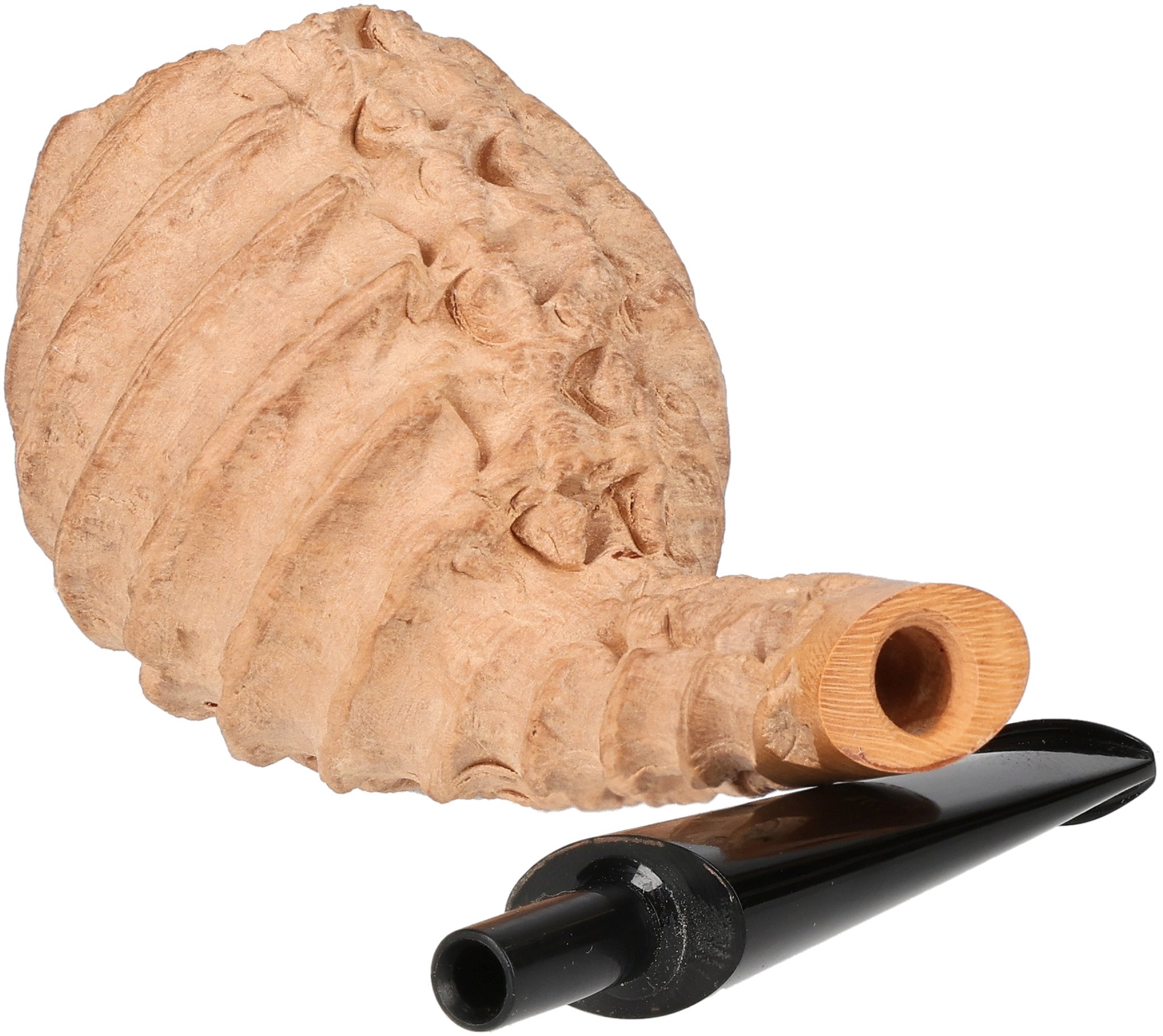 Tom Eltang Freehand Pfeifen Rustic Devils Anse Hellbraun_06