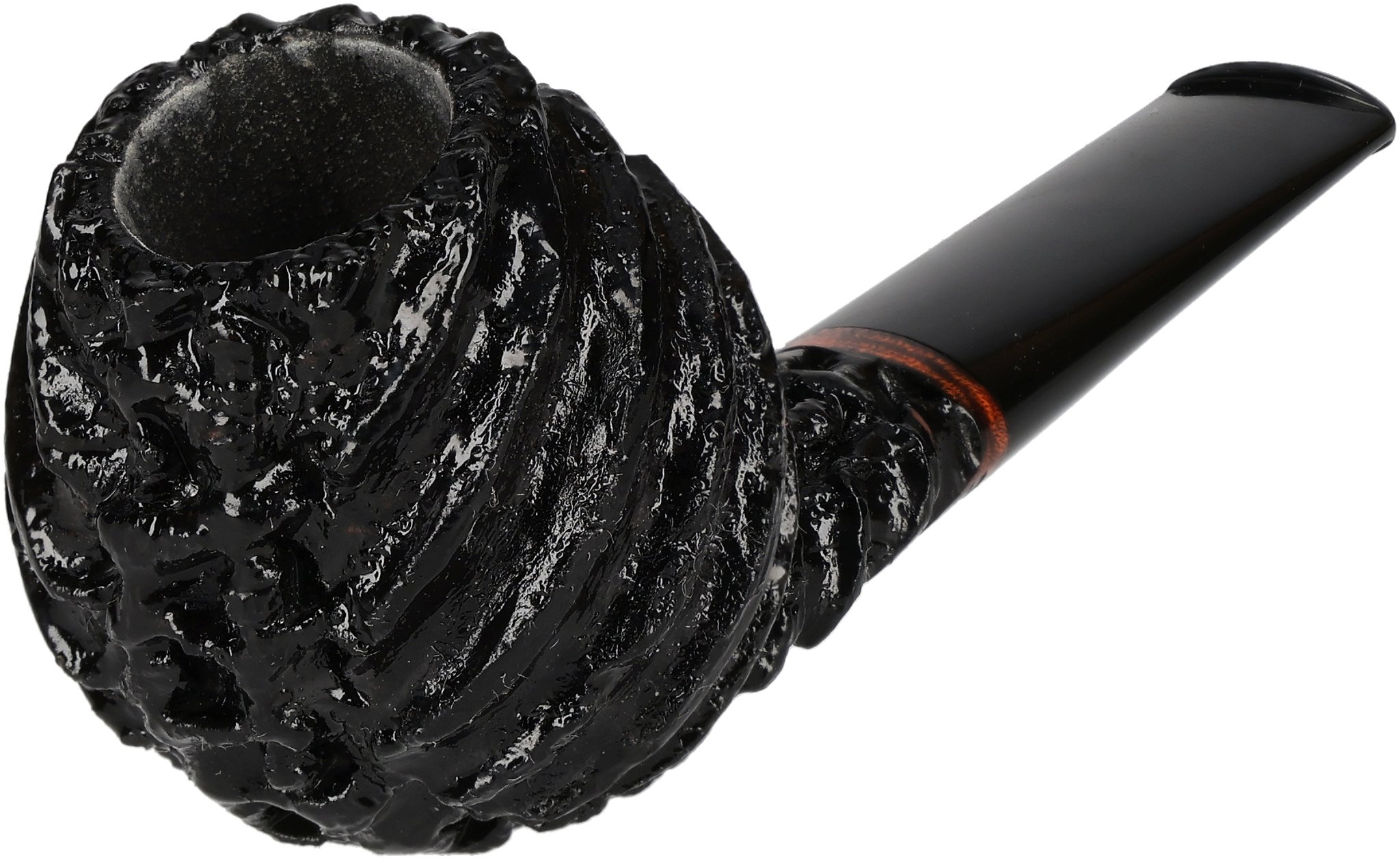 Tom Eltang Freehand Pfeifen Rustic Devils Anse Schwarz_03