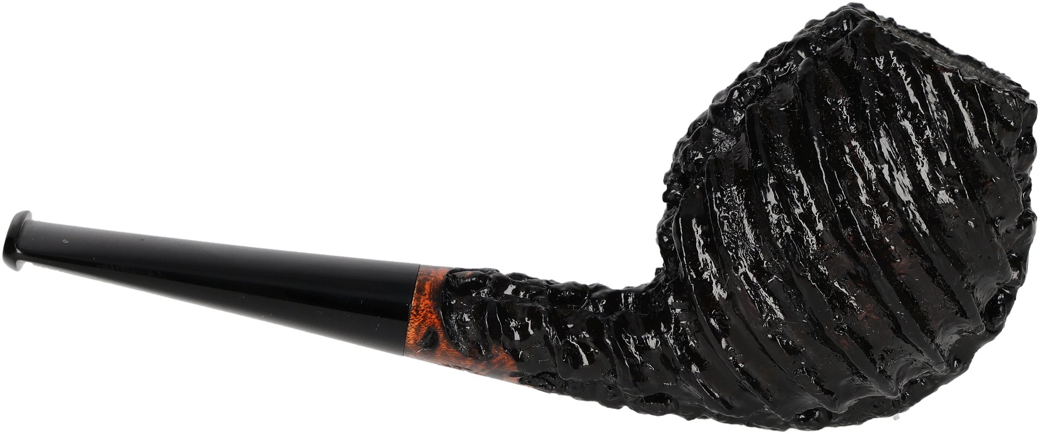 Tom Eltang Freehand Pfeifen Rustic Devils Anse Schwarz_04