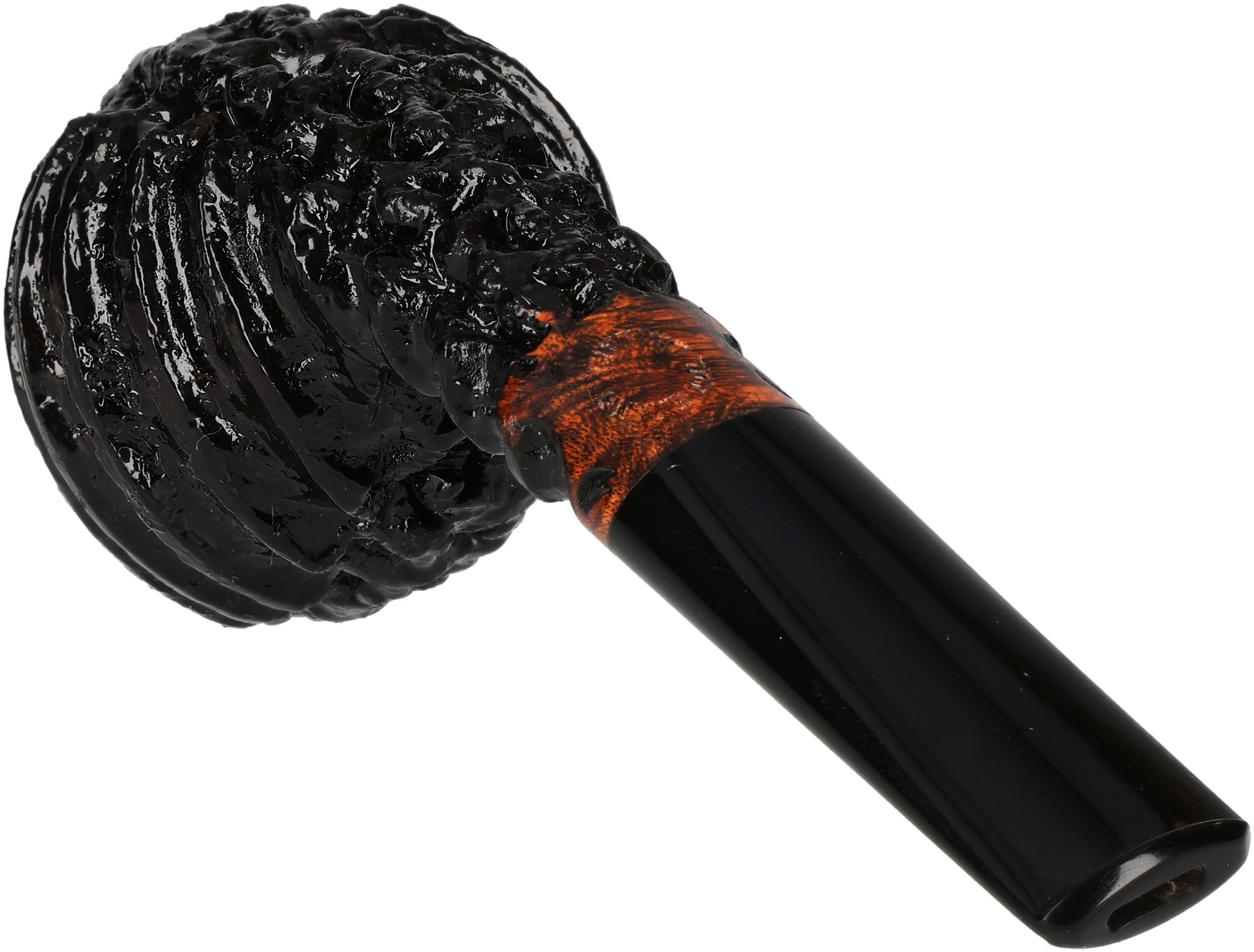 Tom Eltang Freehand Pfeifen Rustic Devils Anse Schwarz_05