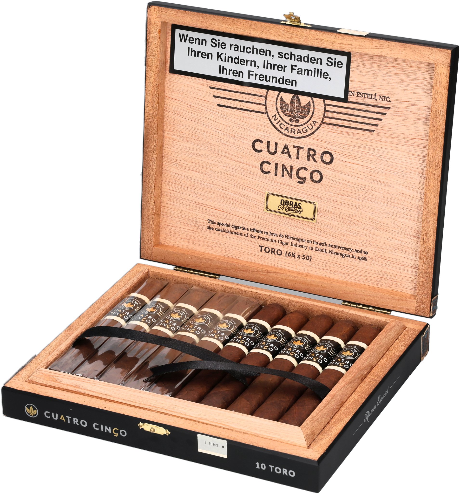Joya de Nicaragua Cuatro Cinco Toro_Kiste Offen