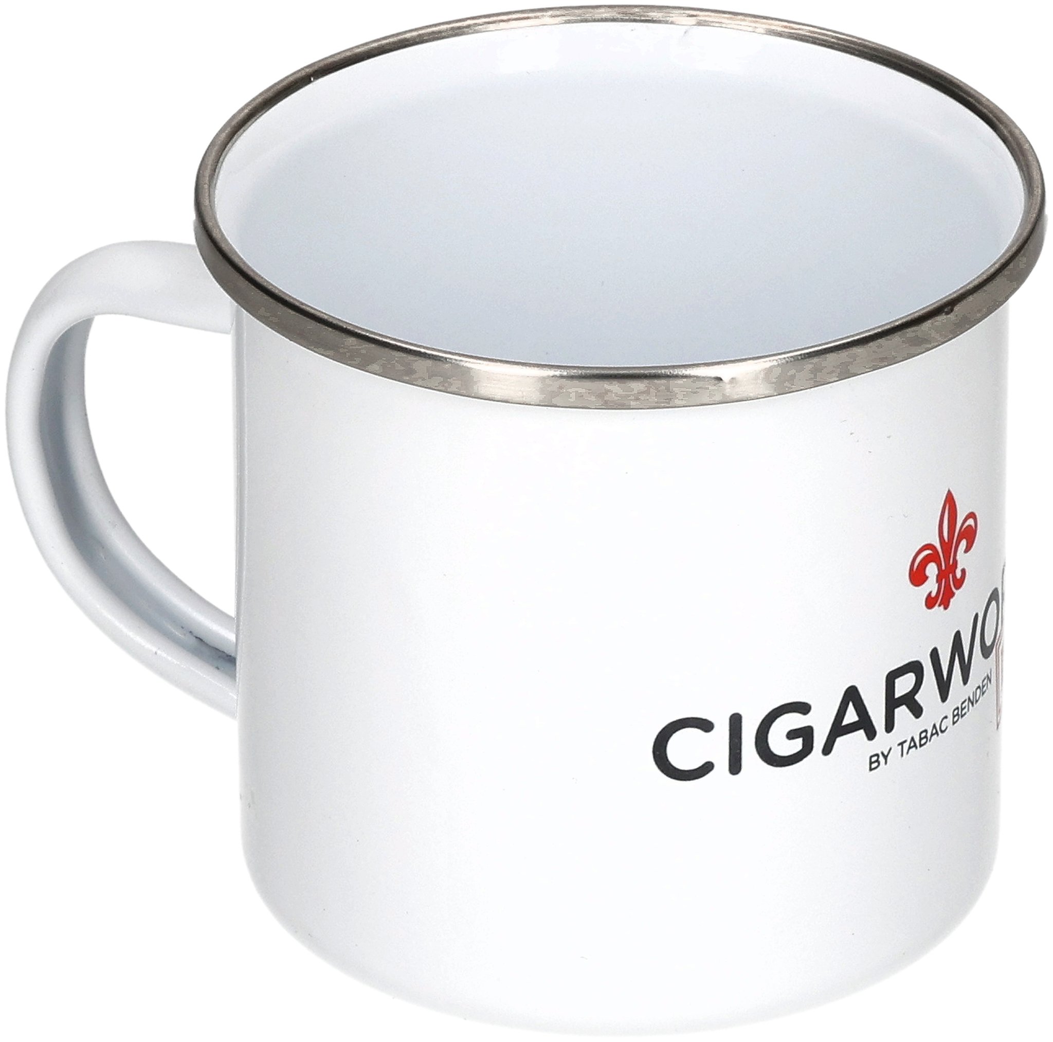 CIGARWORLD PIPES Merchandise Emaille-Tasse mit Logo