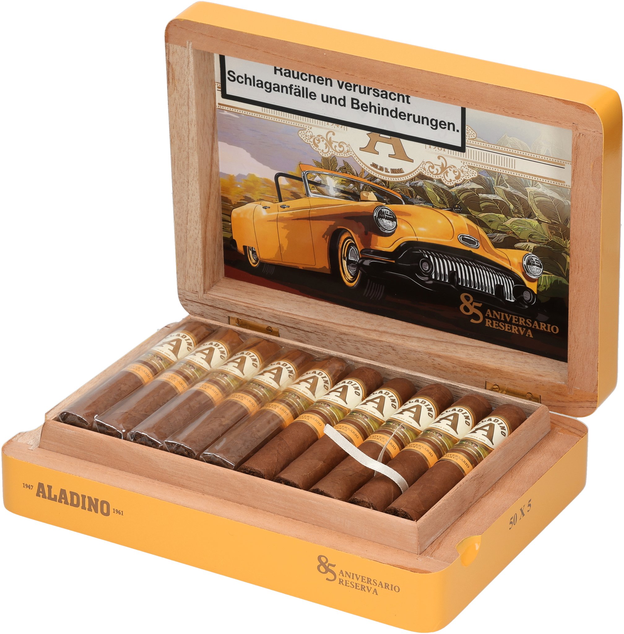 85 Aniversario Reserva Robusto box open
