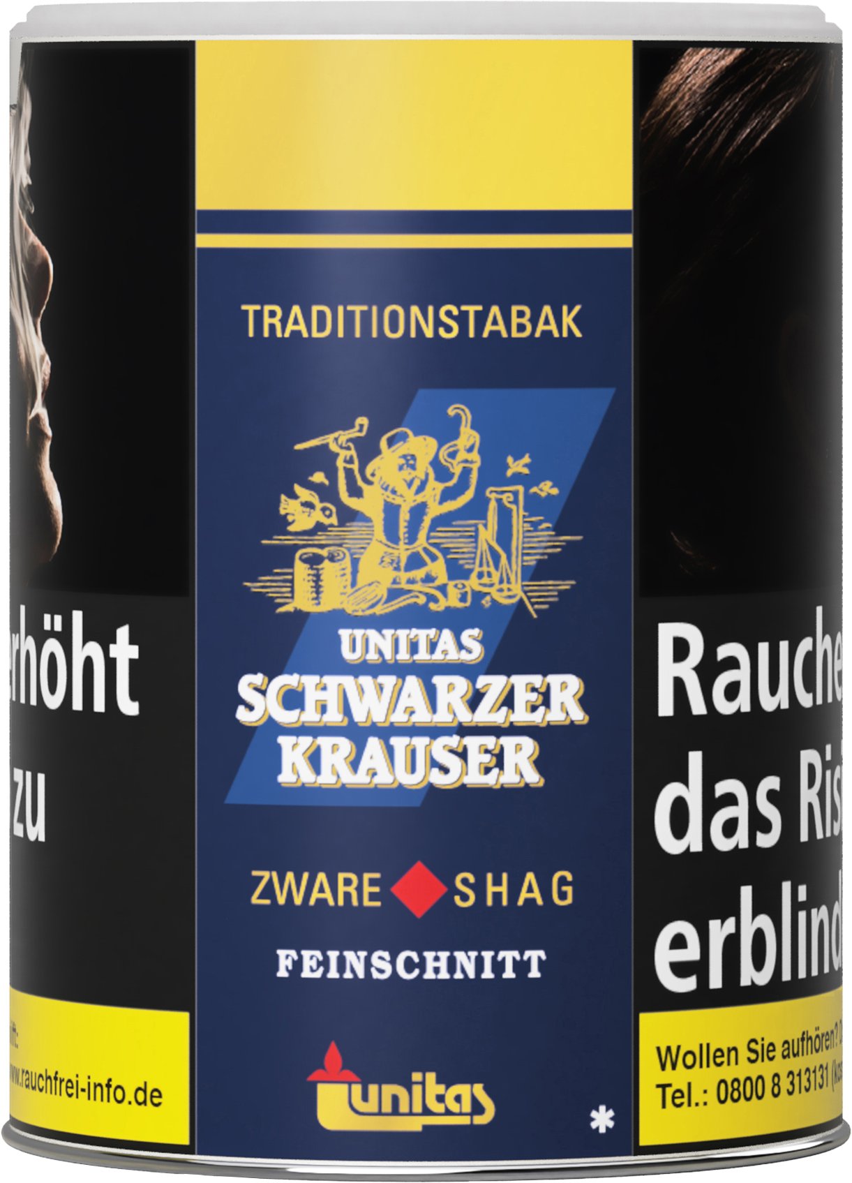 Unitas Schwarzer Krauser 115g