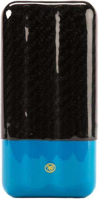 Carbon Fiber Case OXS blue/black Rückseite