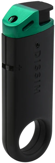 Dissim Slim Pfeifenfeuerzeug grün (ILS-DB25)