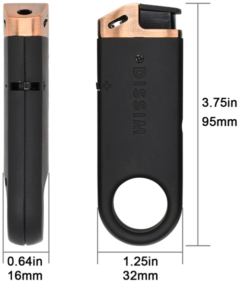 Dissim Slim Pfeifenfeuerzeug kupfer (ILS-DB25) Detailbild 1