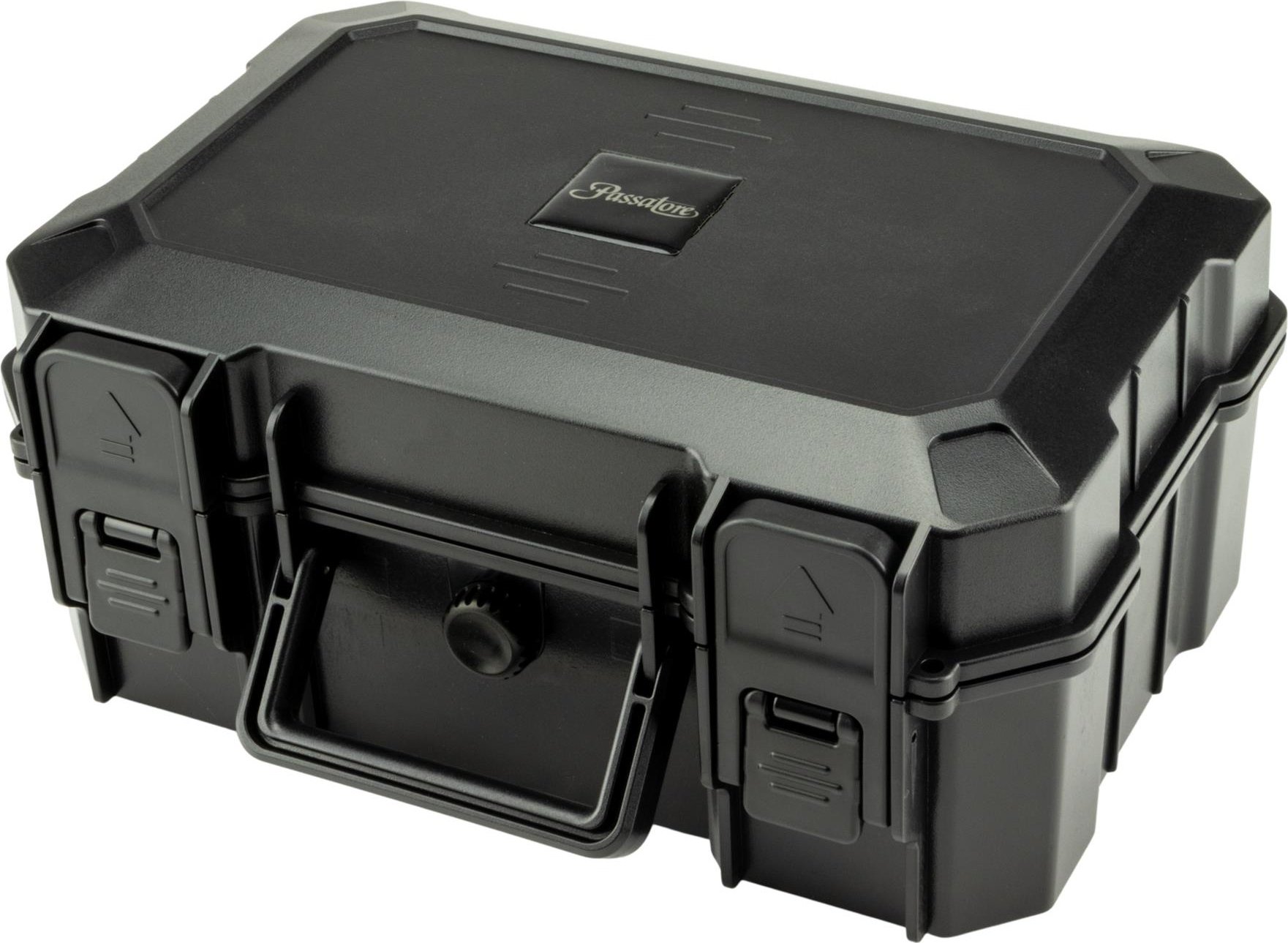 Passatore Reisehumidor Cigar Case Acryl schwarz für 15 Zigarren (560818)