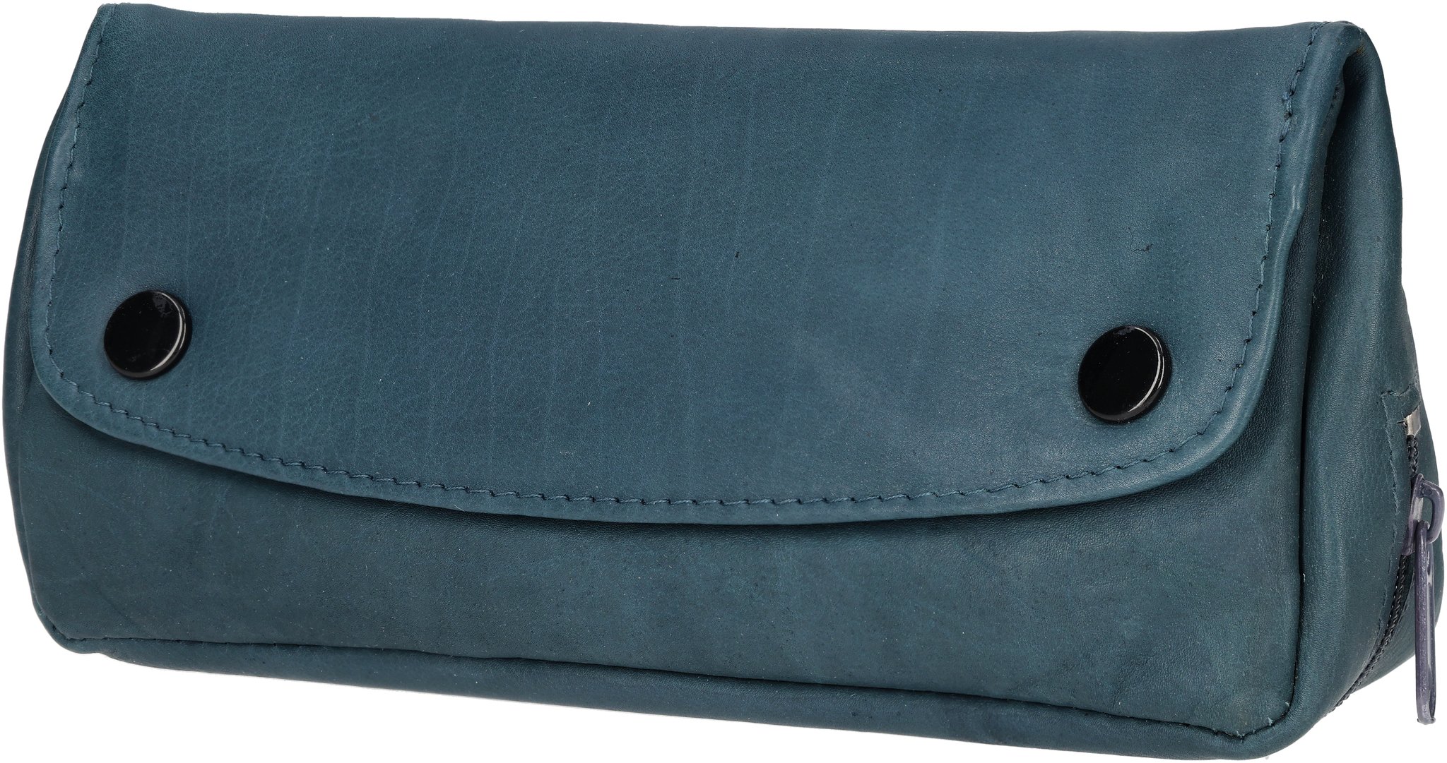 1er Leder Antik Blau 02