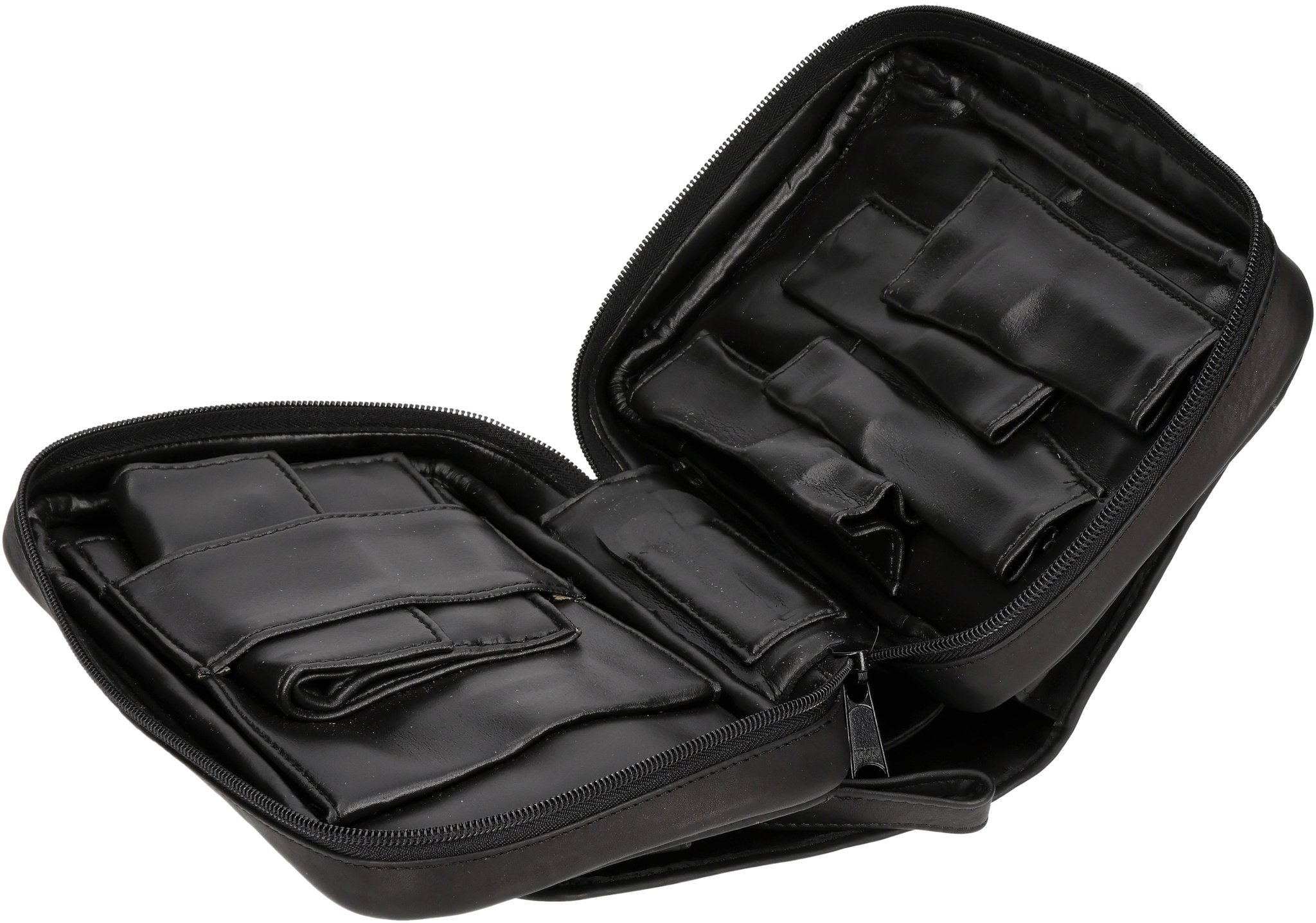 4er Leder Antik Schwarz 04
