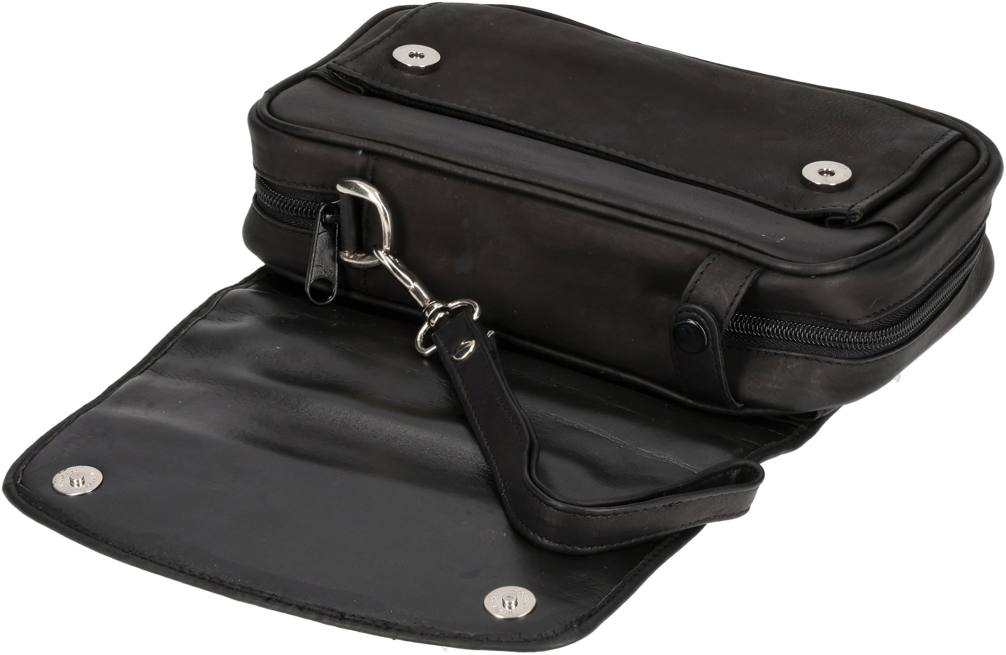 4er Leder Antik Schwarz 05