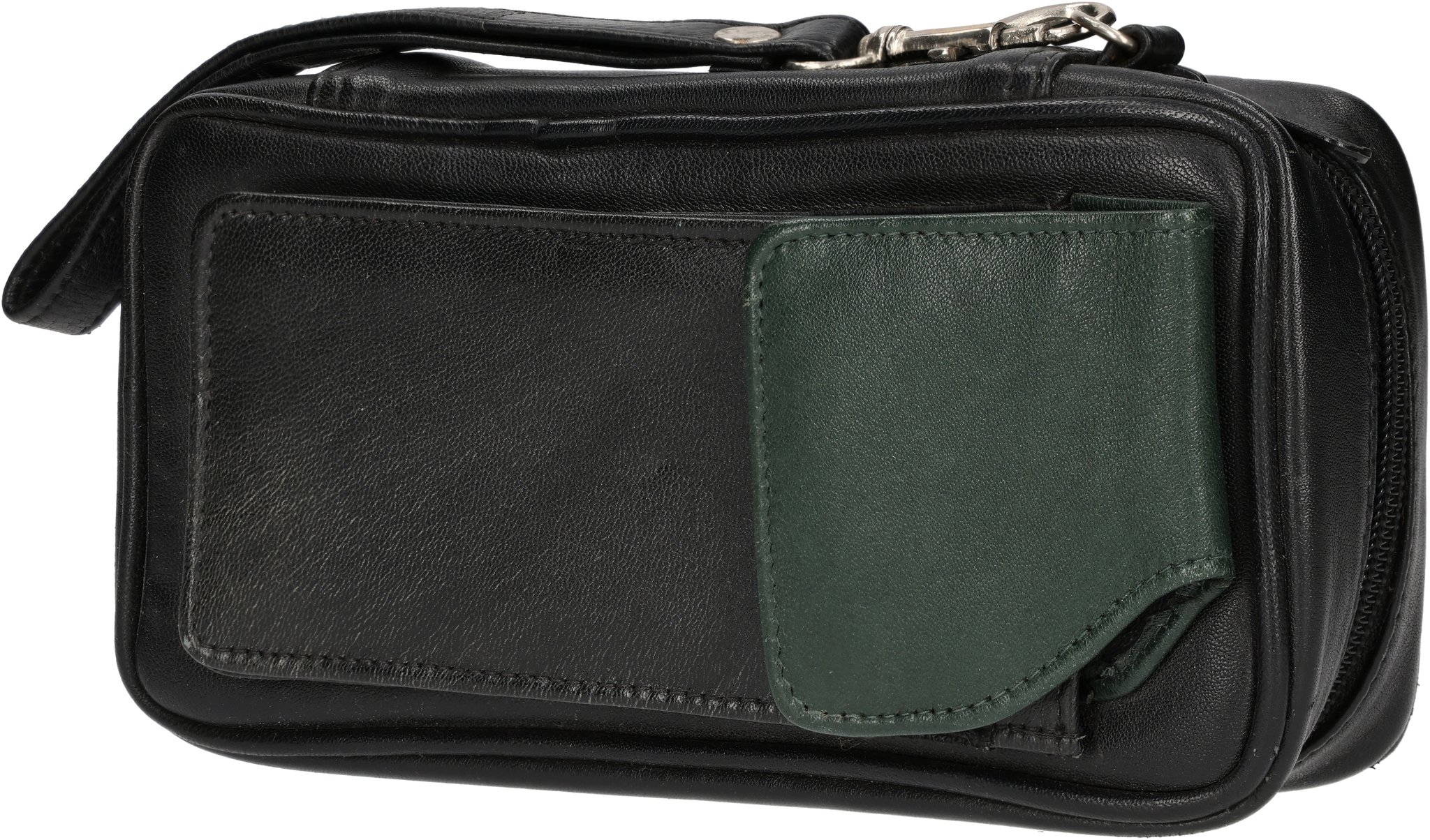 2er Leder Schwarz/Grün 02