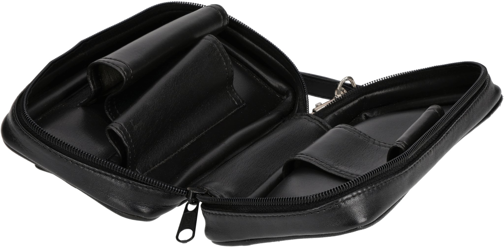 2er Leder Schwarz/Grün 05