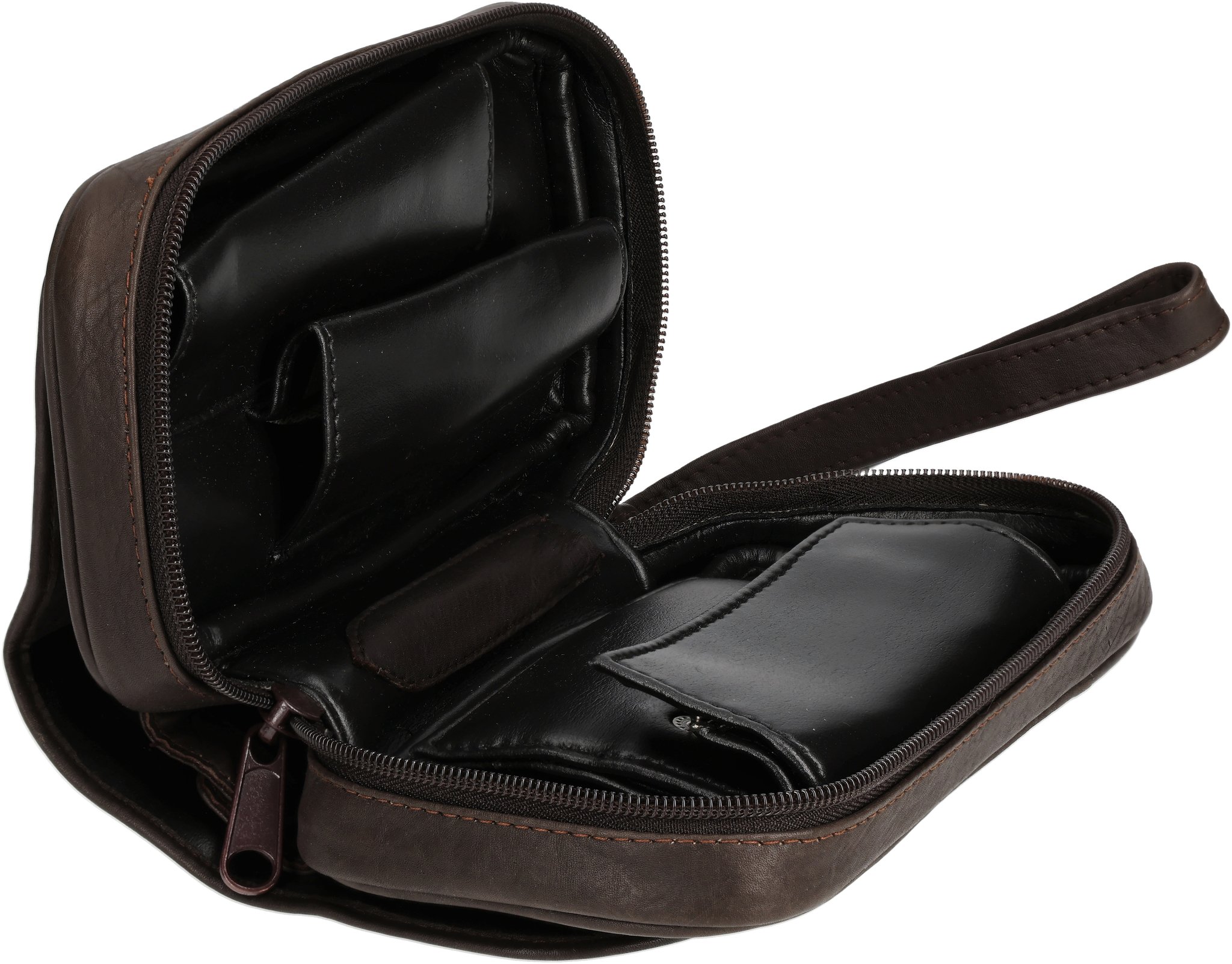2er Antik-Leder Braun 05