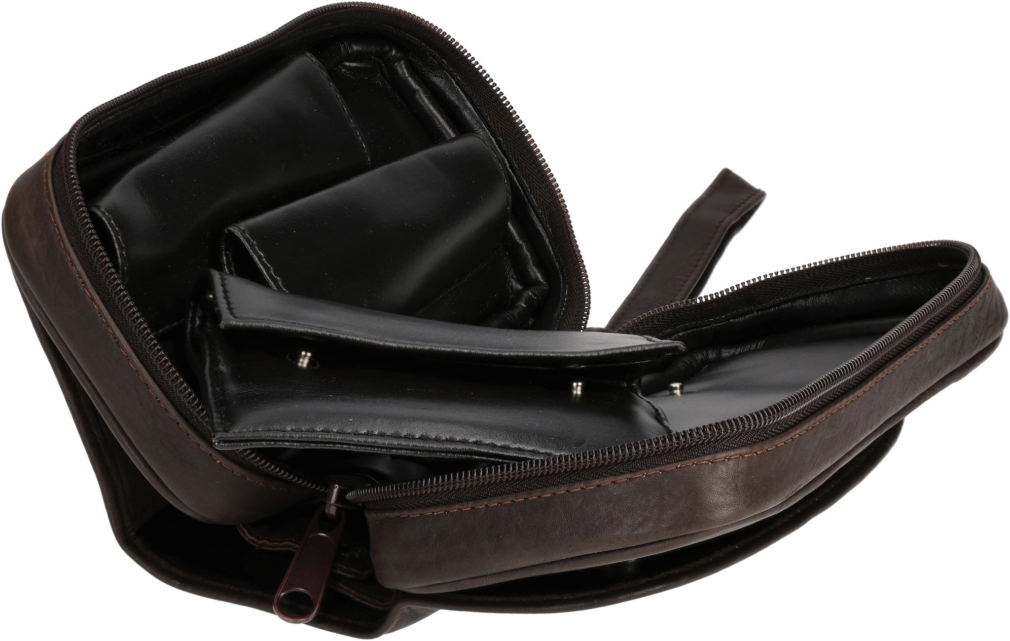 2er Antik-Leder Braun 06