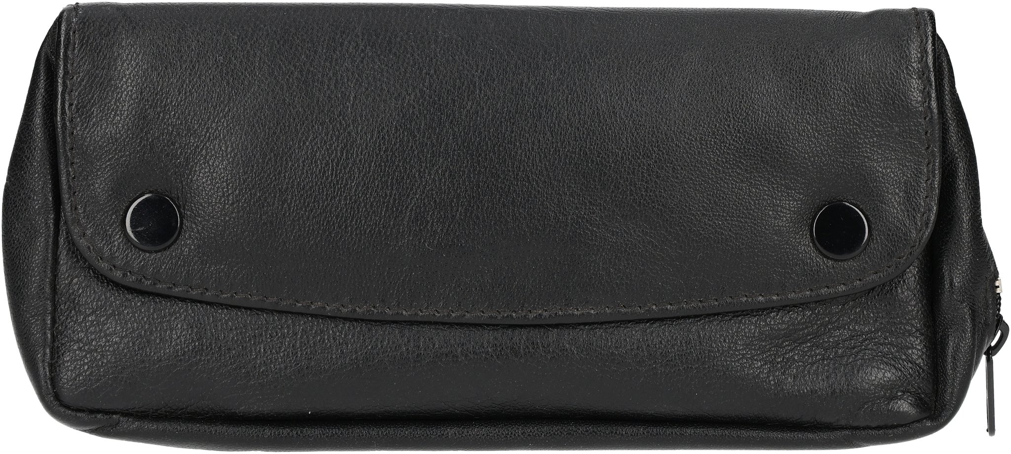 1er Leder Schwarz mit Tabakfach 01