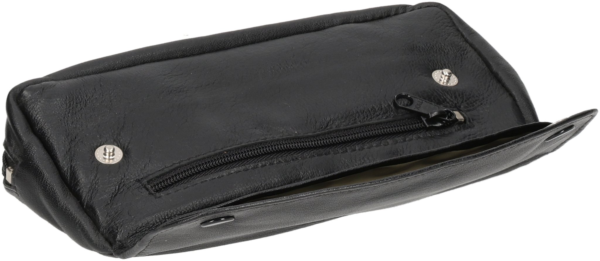 1er Leder Schwarz mit Tabakfach 04