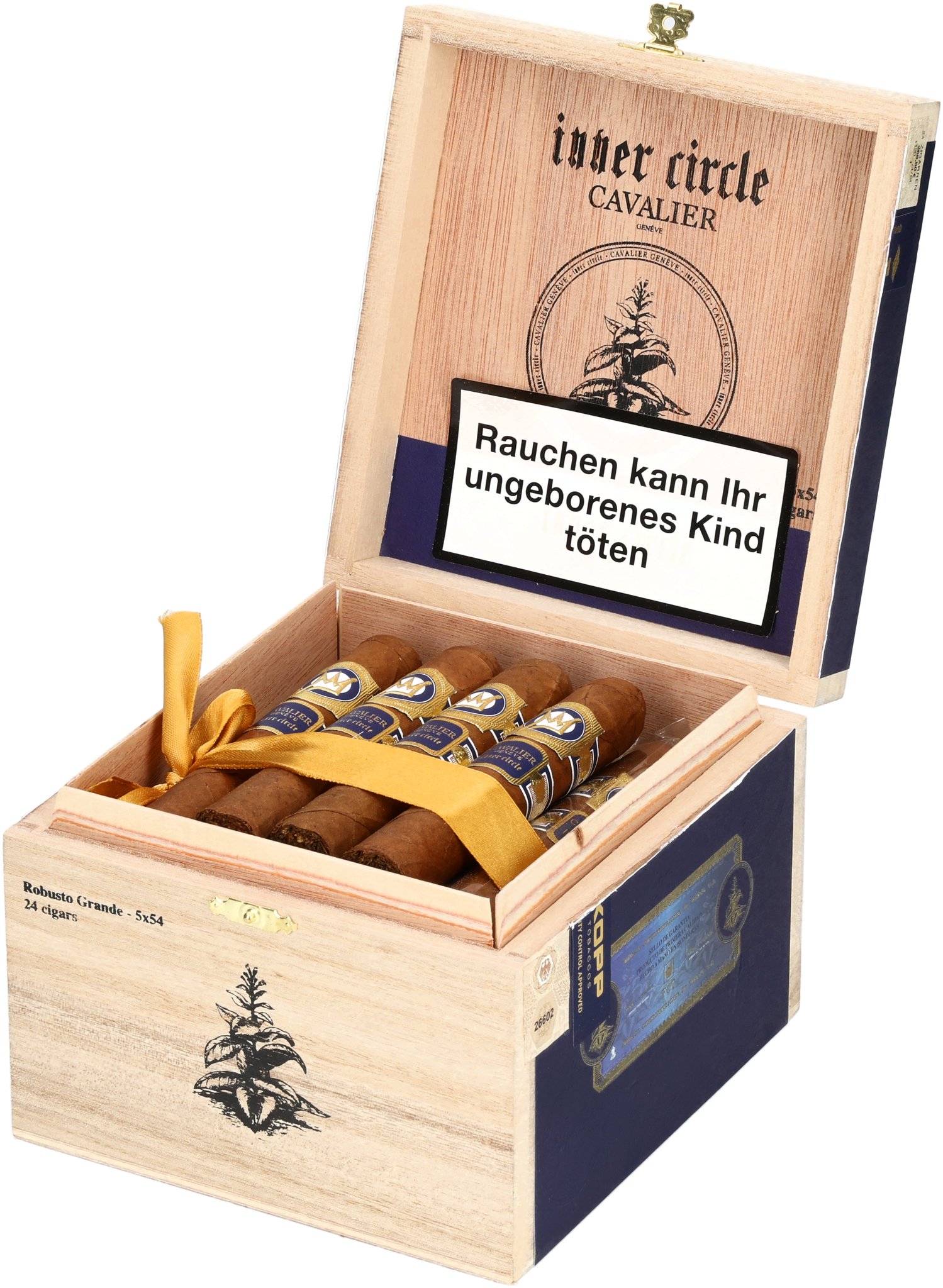 Cavalier Genève Inner Circle Robusto Grande_Offen Kiste 