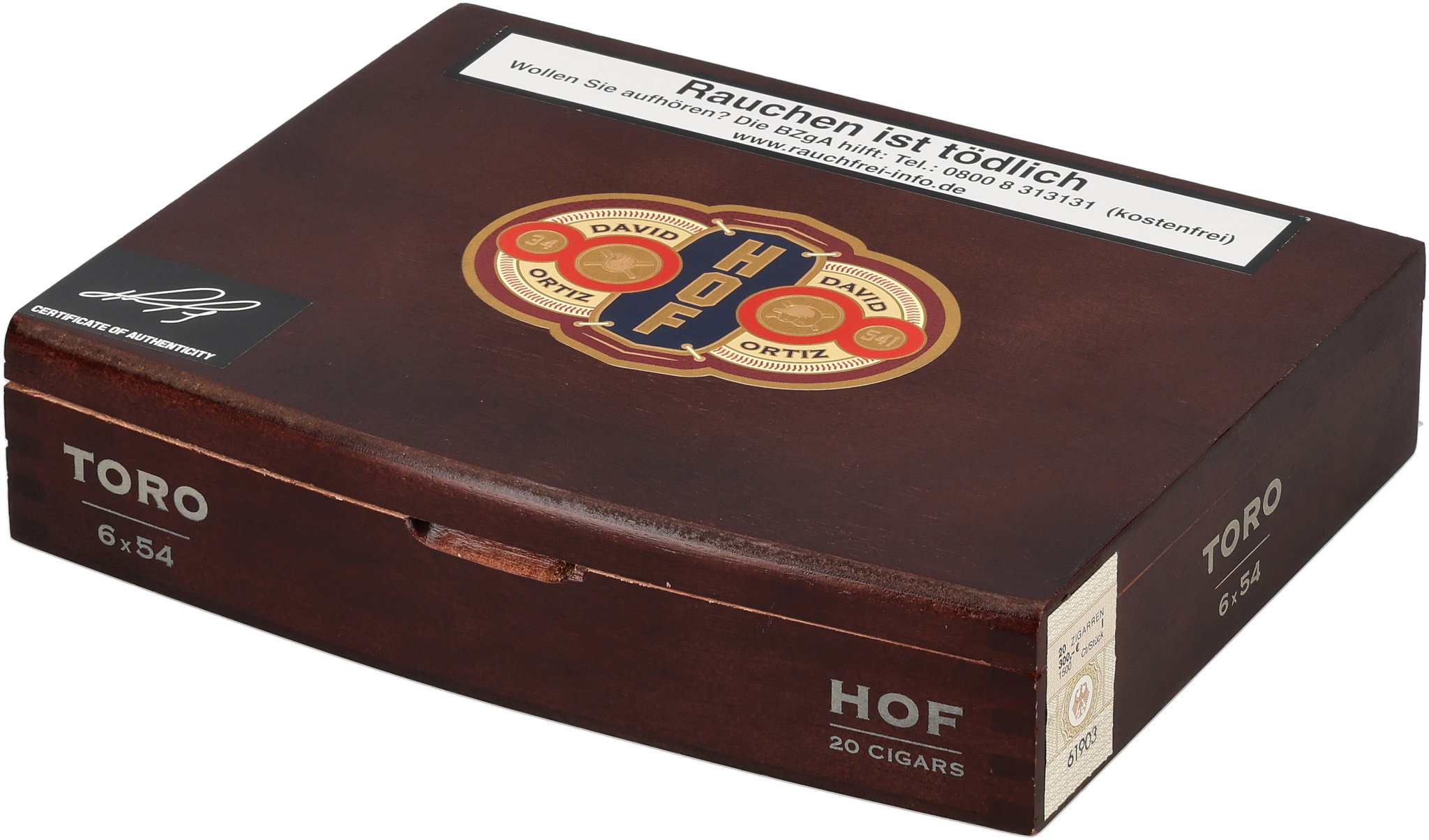David Ortiz Hof Toro box
