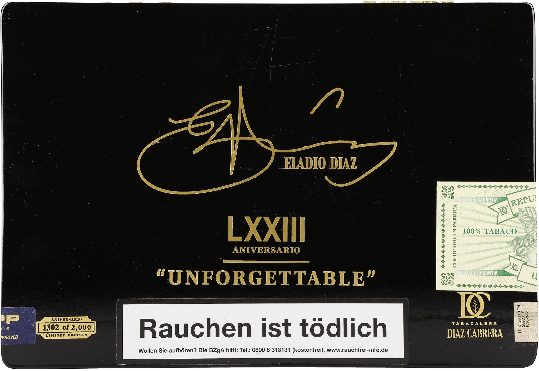 Eladio Diaz LE 73th Anniversary Toro box front