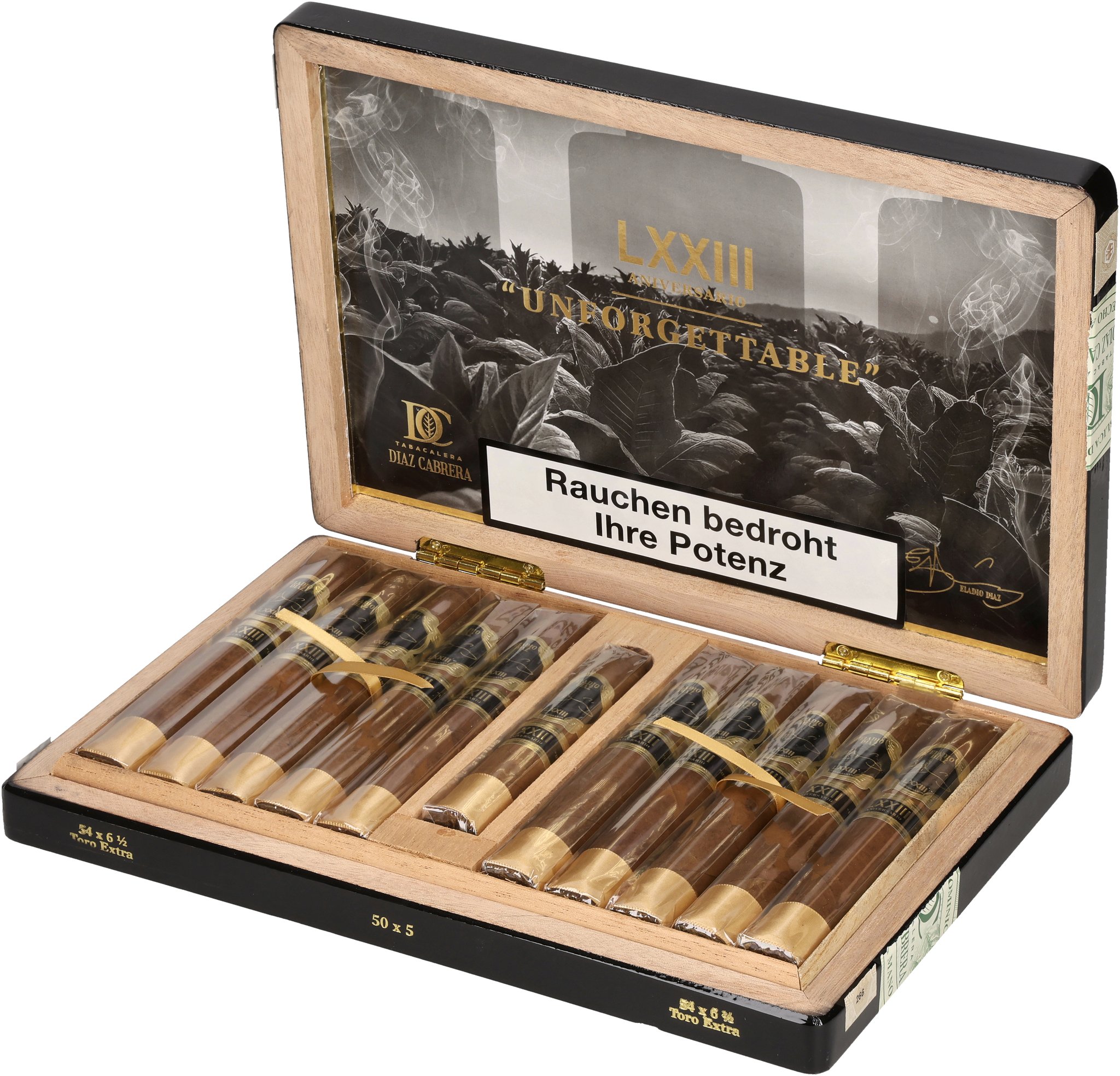 Eladio Diaz LE 73th Anniversary Toro box open