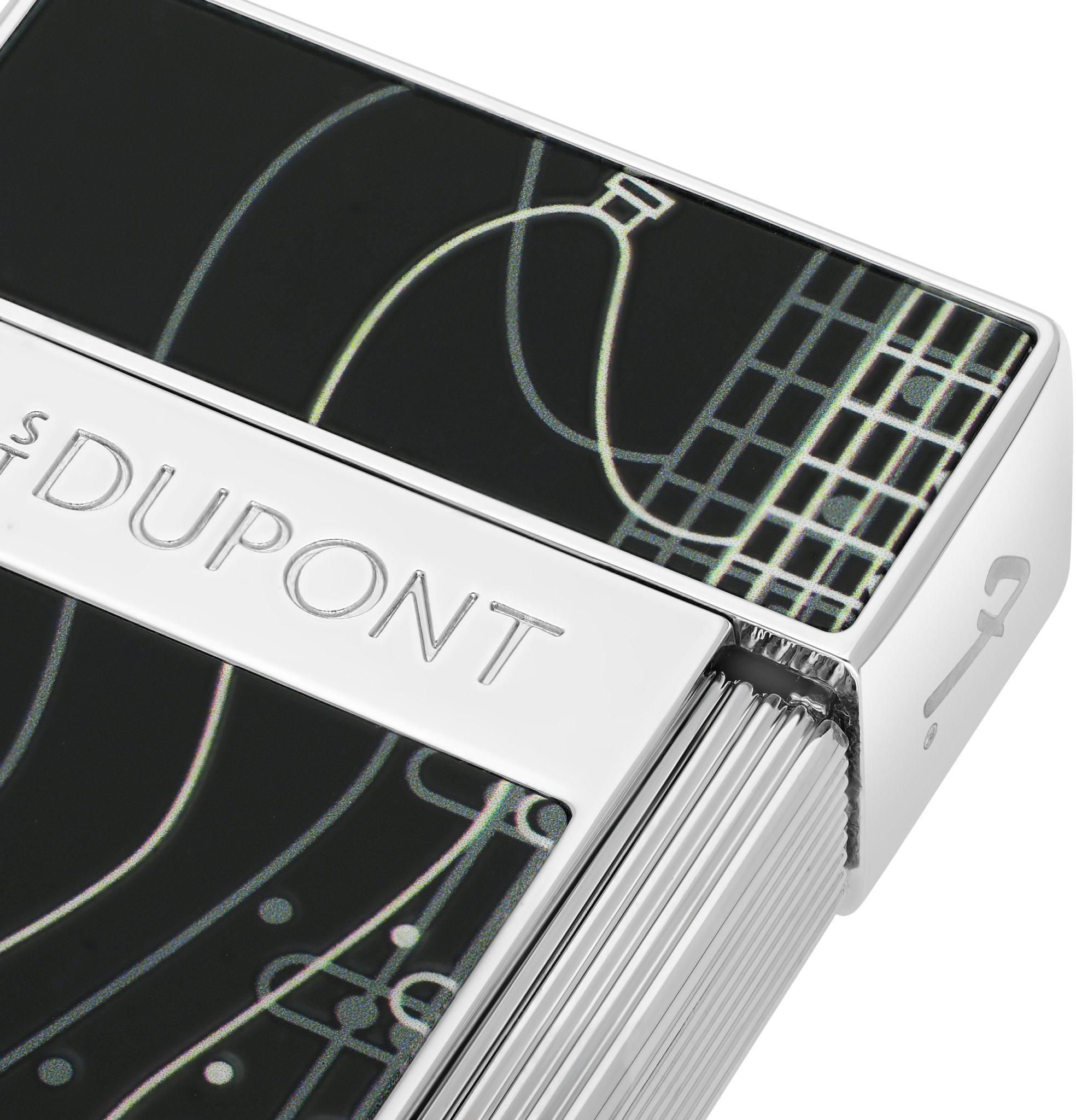 Schwarz/Chrom Detail