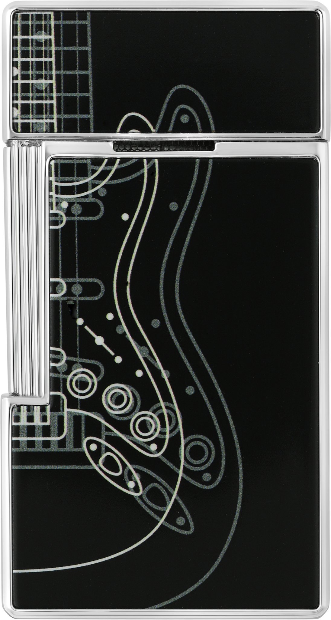 Schwarz/Chrom Rückseite