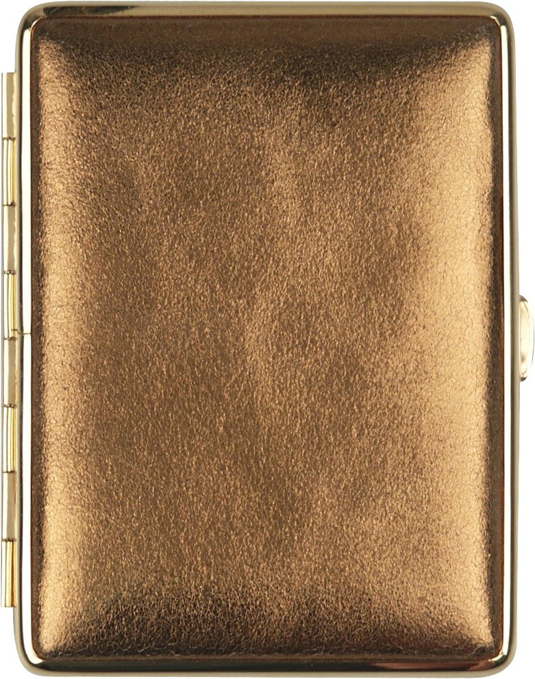 Classic Zigarilloetui 18er Slim Leder goldfarben (612952)