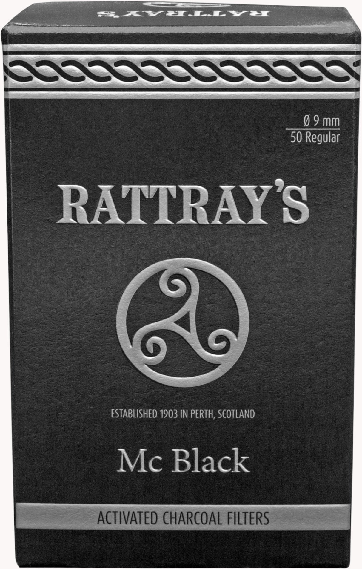 Mc Black 9mm, Aktivkohle, 50 Stück