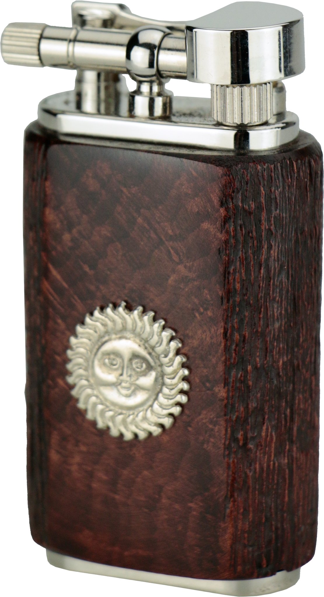 Sole braun rund Teilmaserung