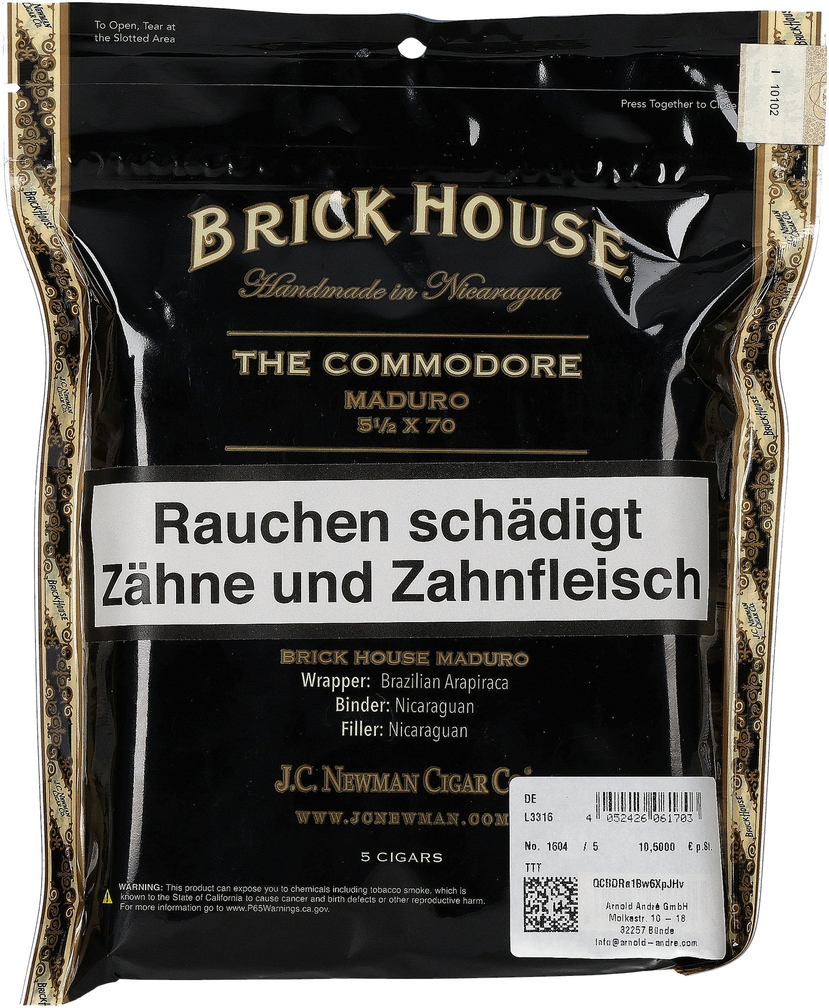 Brick House Maduro The Commodore Freshpack_05