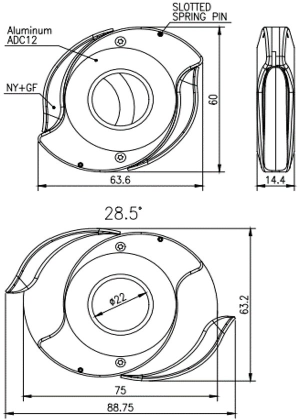 Haso Taiji schwarz orange (591832) Detailbild