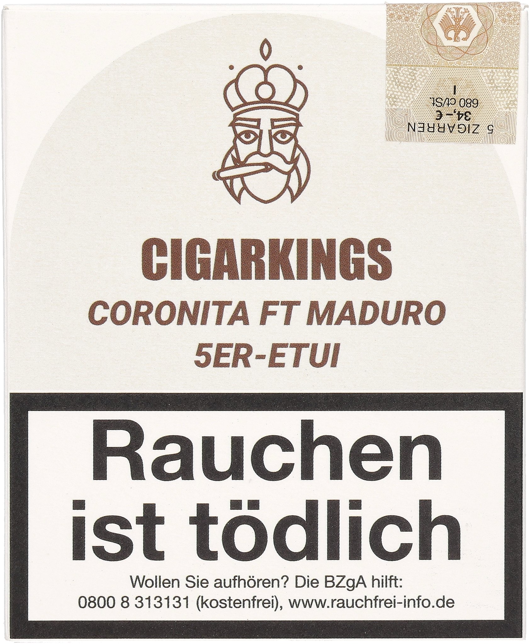 Maduro Coronita FT 5er front