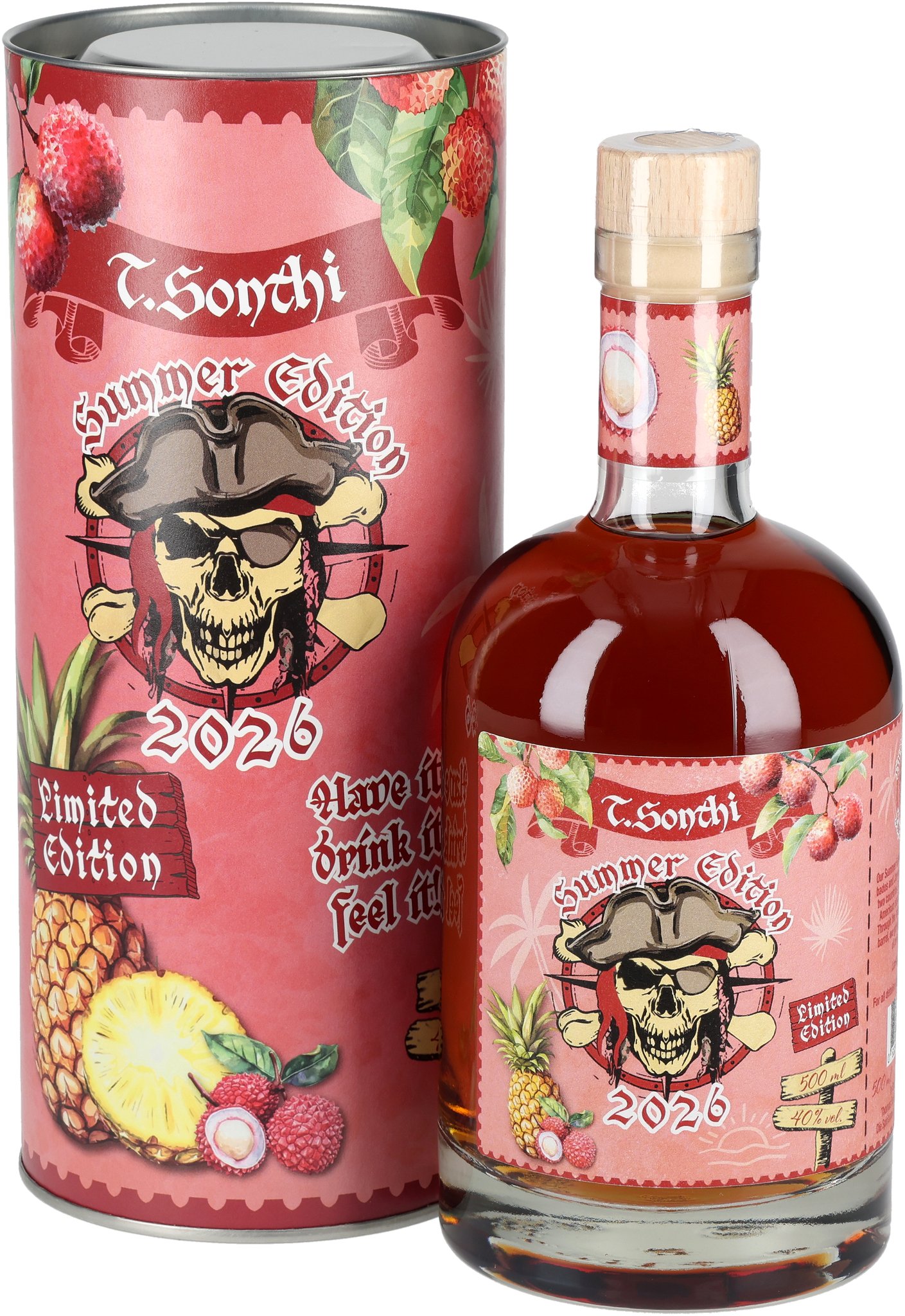 Sommer Edition 2026 Flasche und Hülse 2
