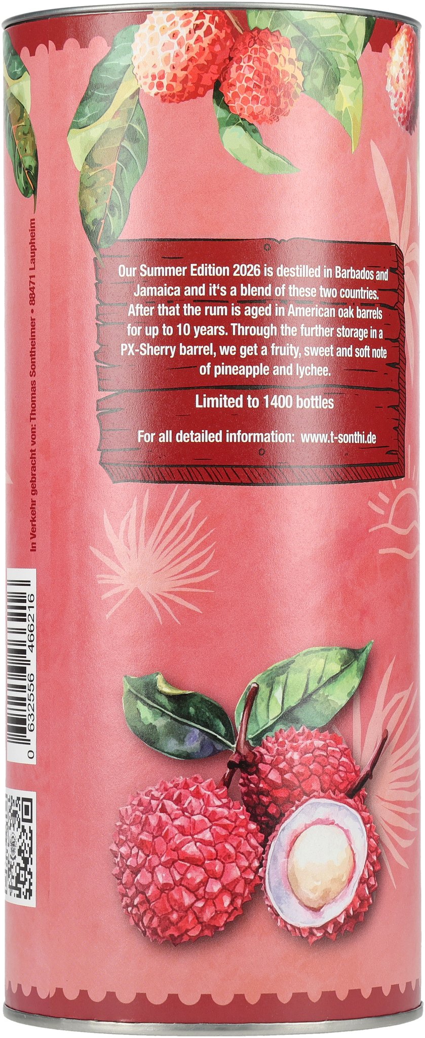 Sommer Edition 2026 Hülse hinten