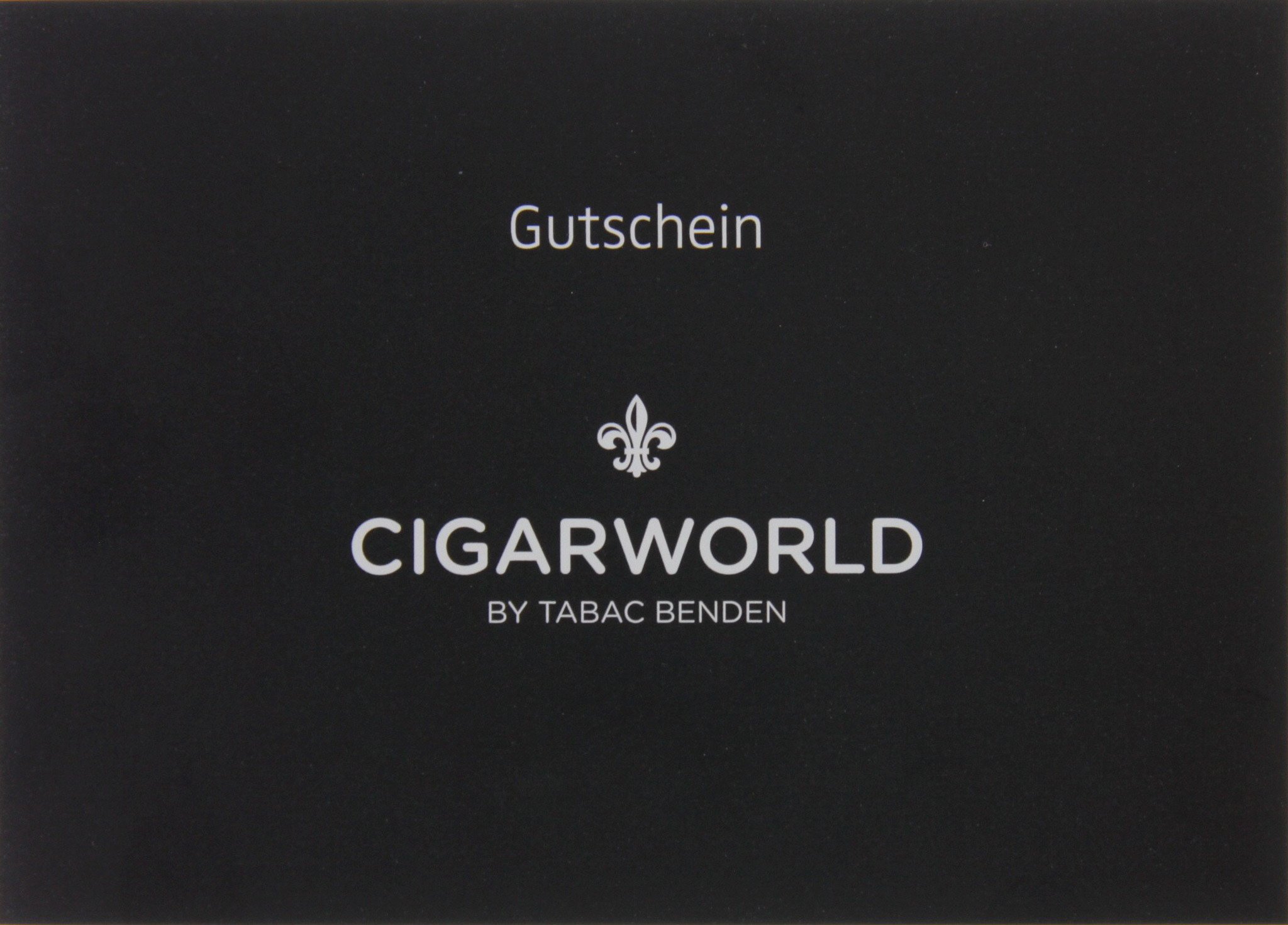 CIGARWORLD PIPES Gutschein 100 EUR (Kartonkarte)