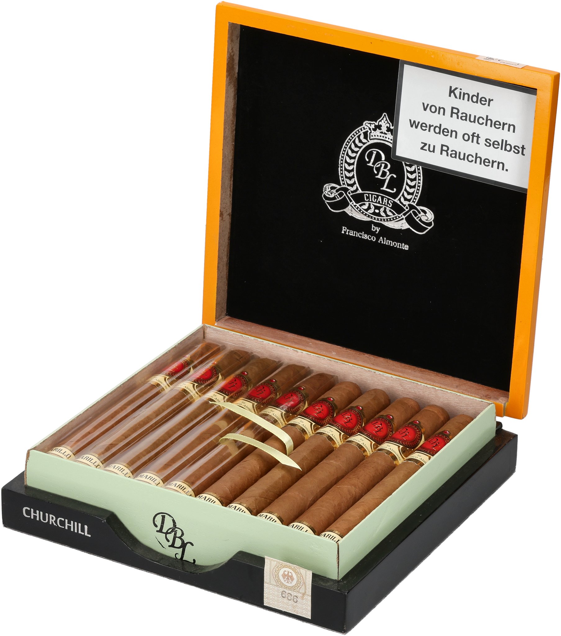 Amarillo Churchill box open