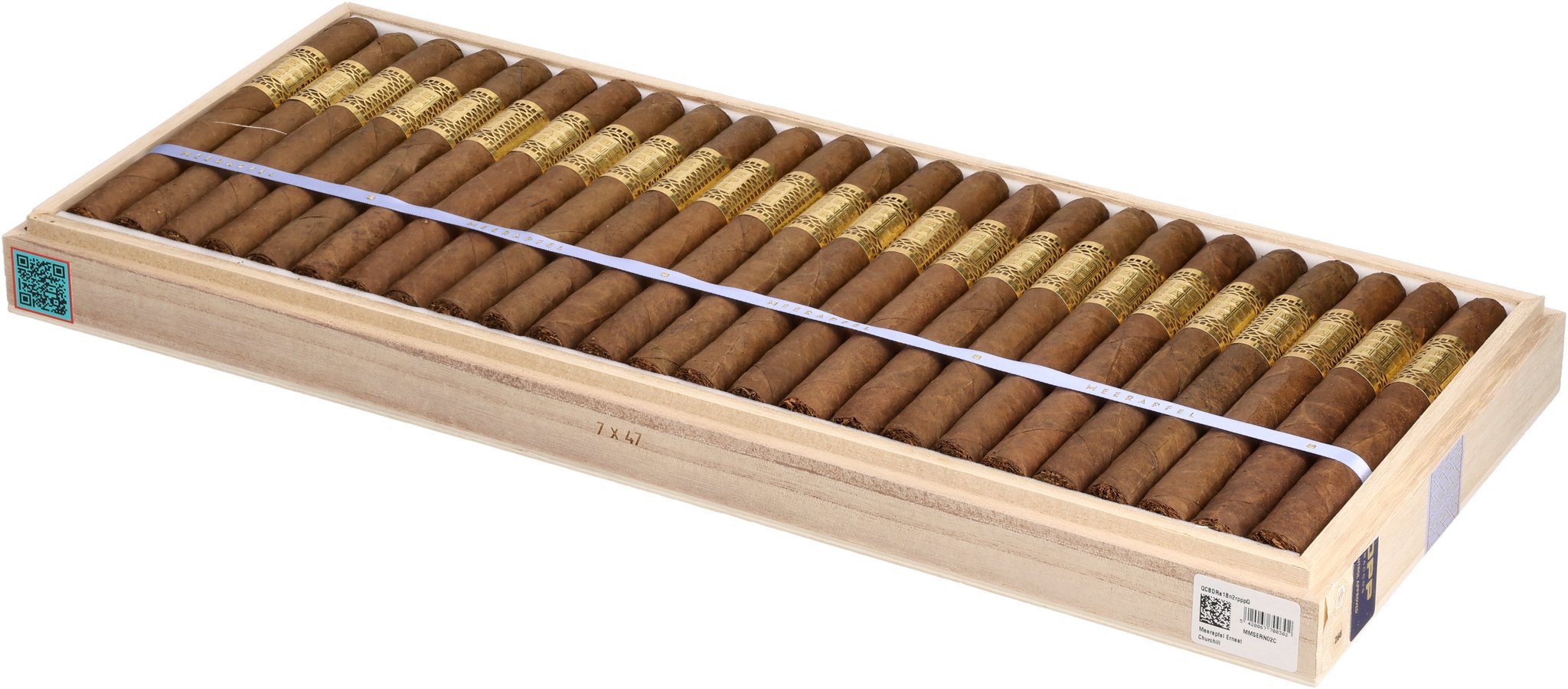Meerapfel Ernest Churchill box liegend offen