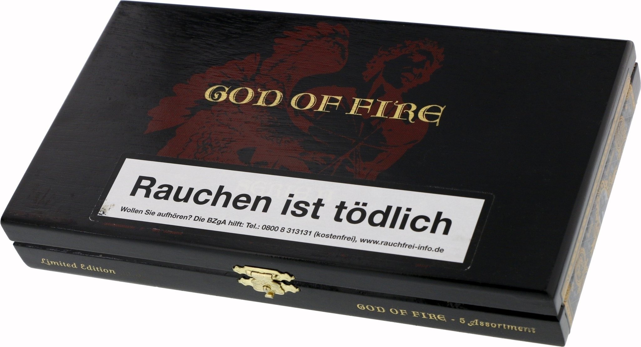 God of Fire by Arturo Fuente Serie B Assortment 5er Kiste