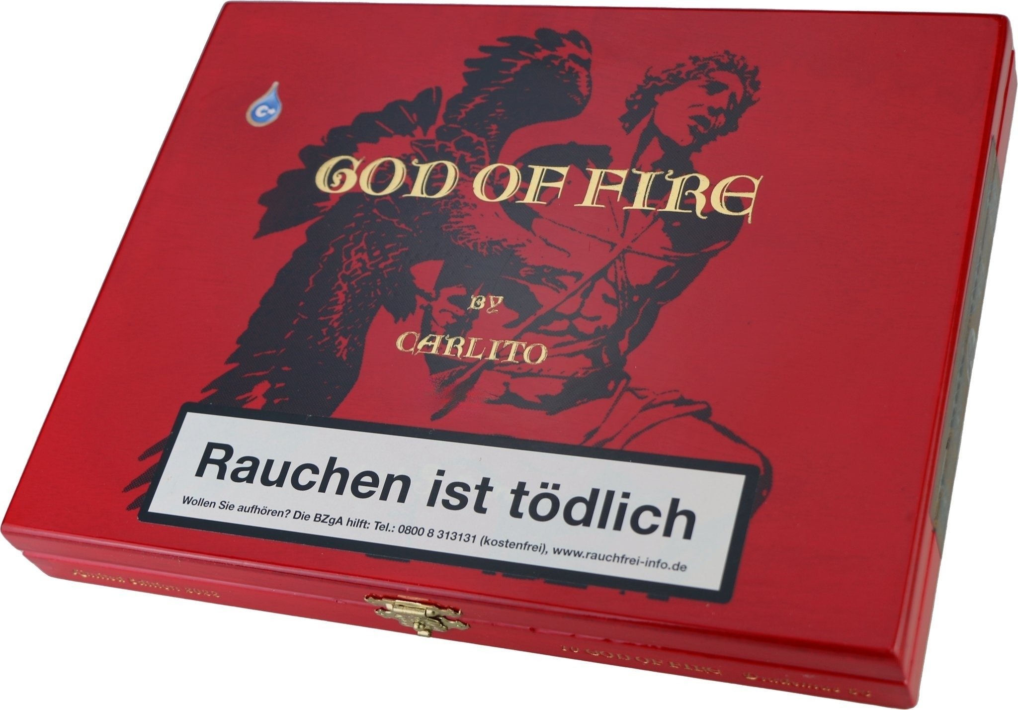 God of Fire by Arturo Fuente by Carlito Diademas 56 Kiste