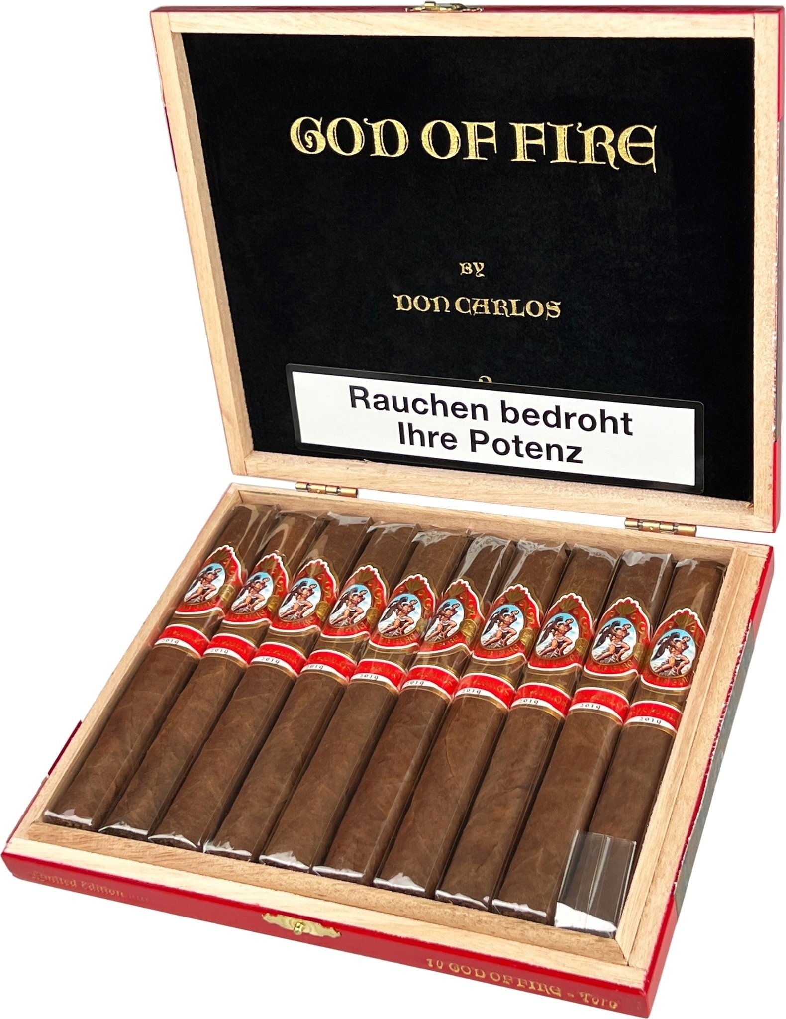 God of Fire by Arturo Fuente by Don Carlos Toro Kiste offen