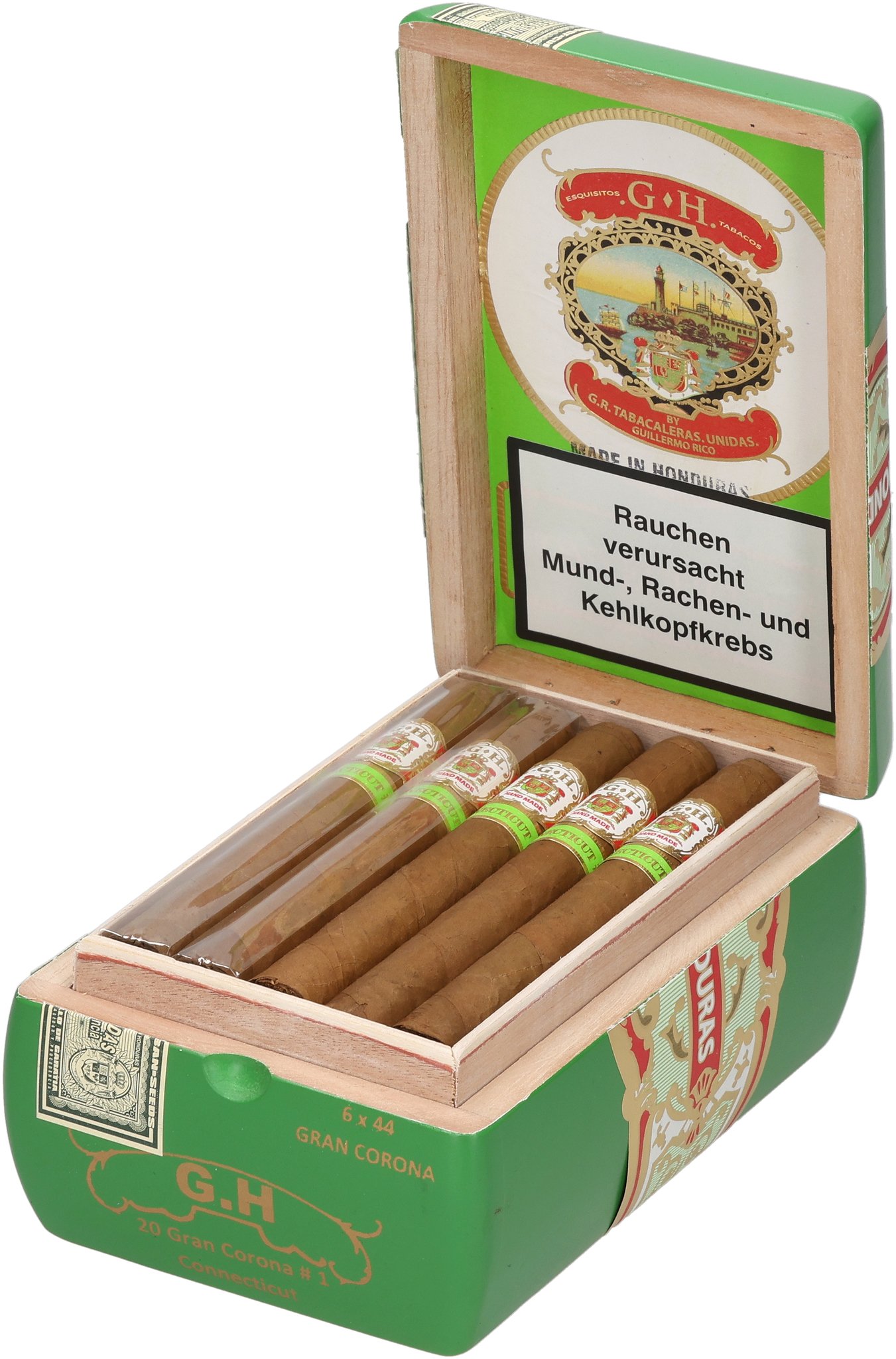 Gran Corona box open