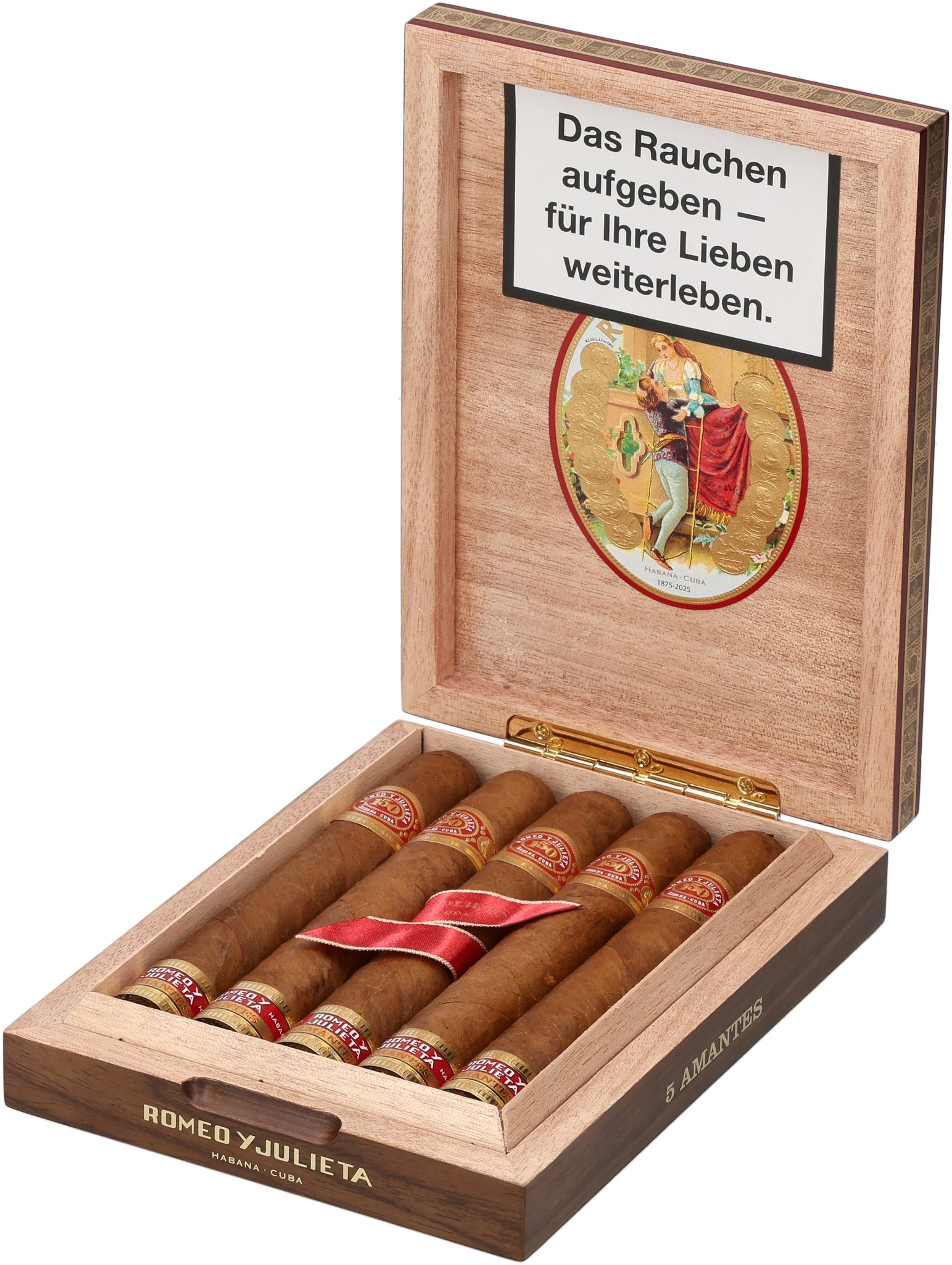 Romeo y Julieta Amantes box open