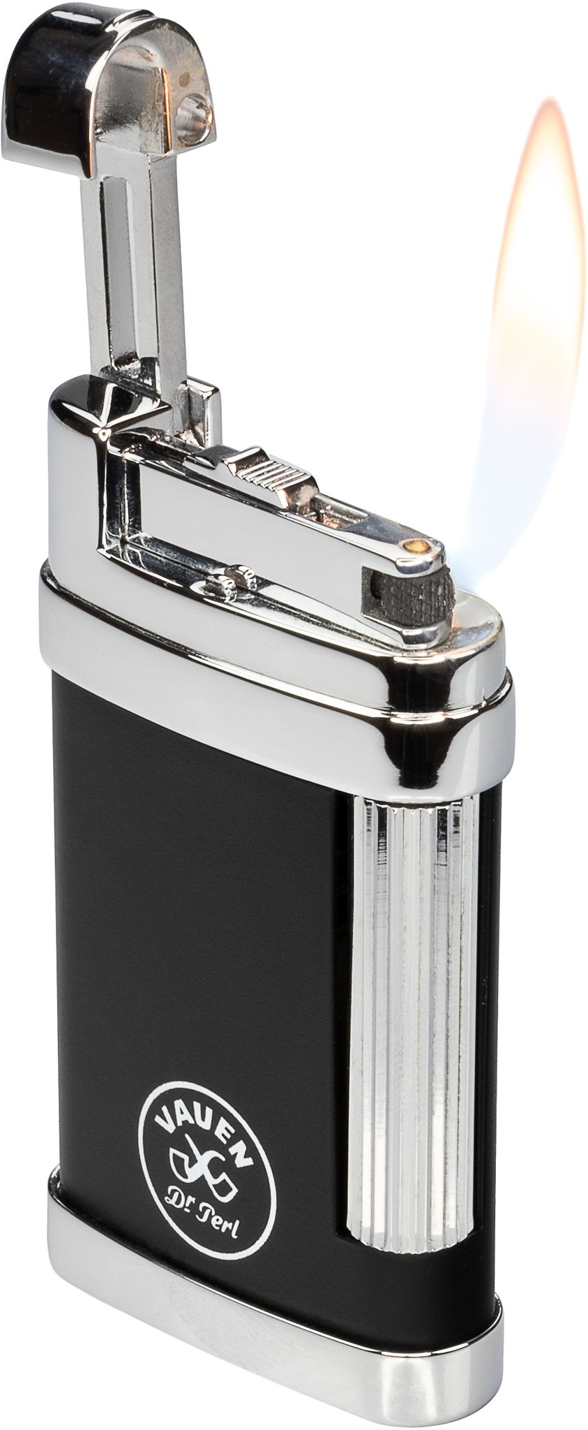 Vauen Pfeifenfeuerzeuge Modell 597 Schwarz Flamme