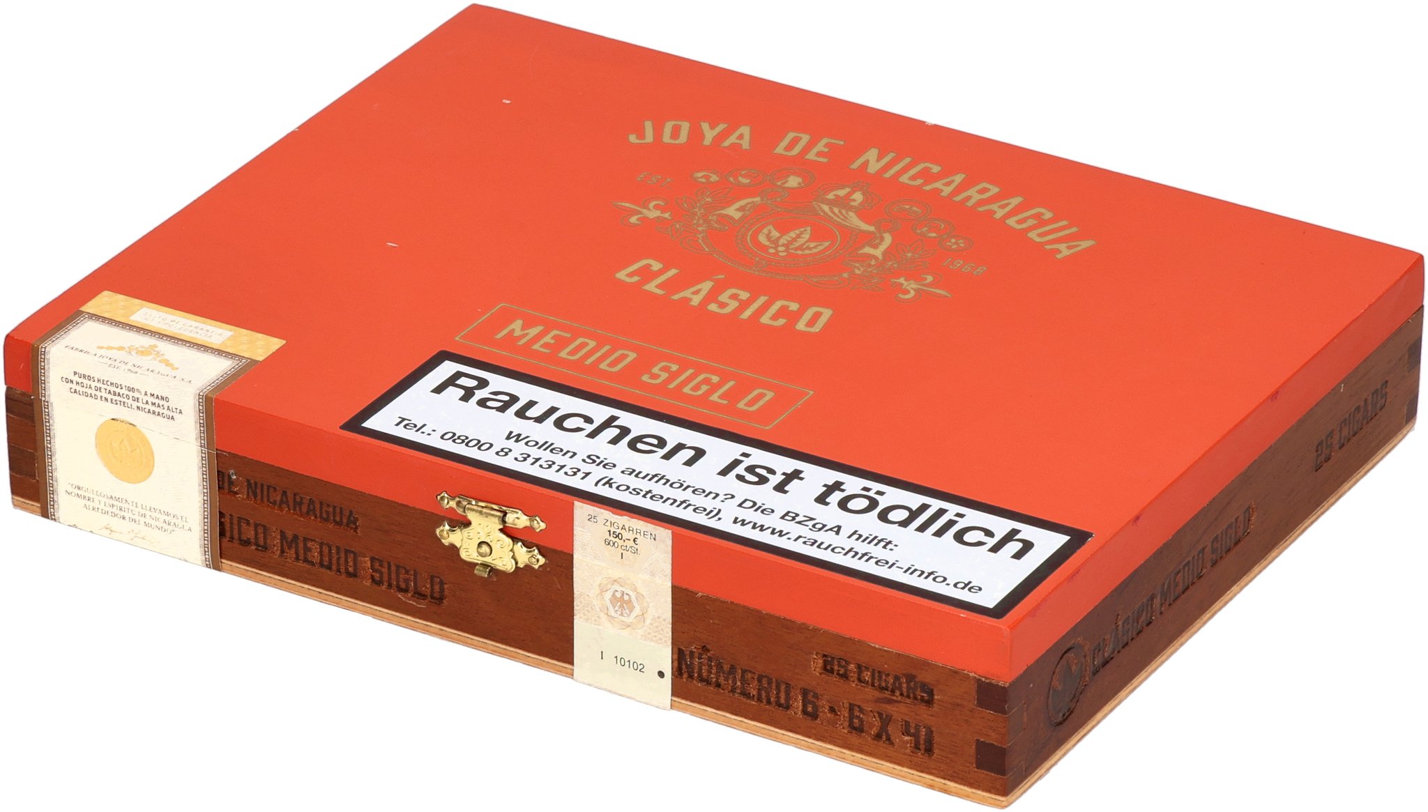  Joya de Nicaragua Clasico Medio Siglo Numero 6_Kiste