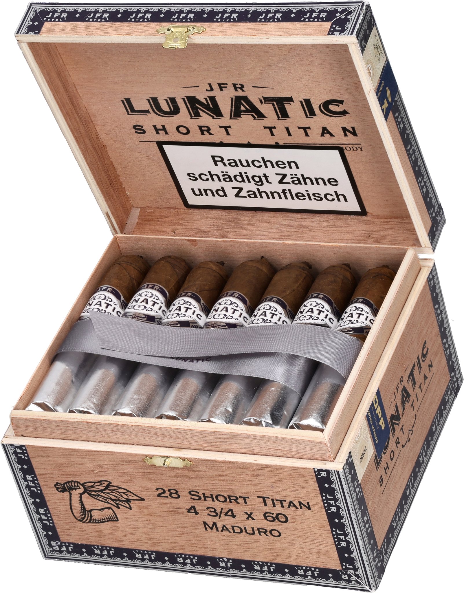 Lunatic Maduro Short Titan Kiste offen