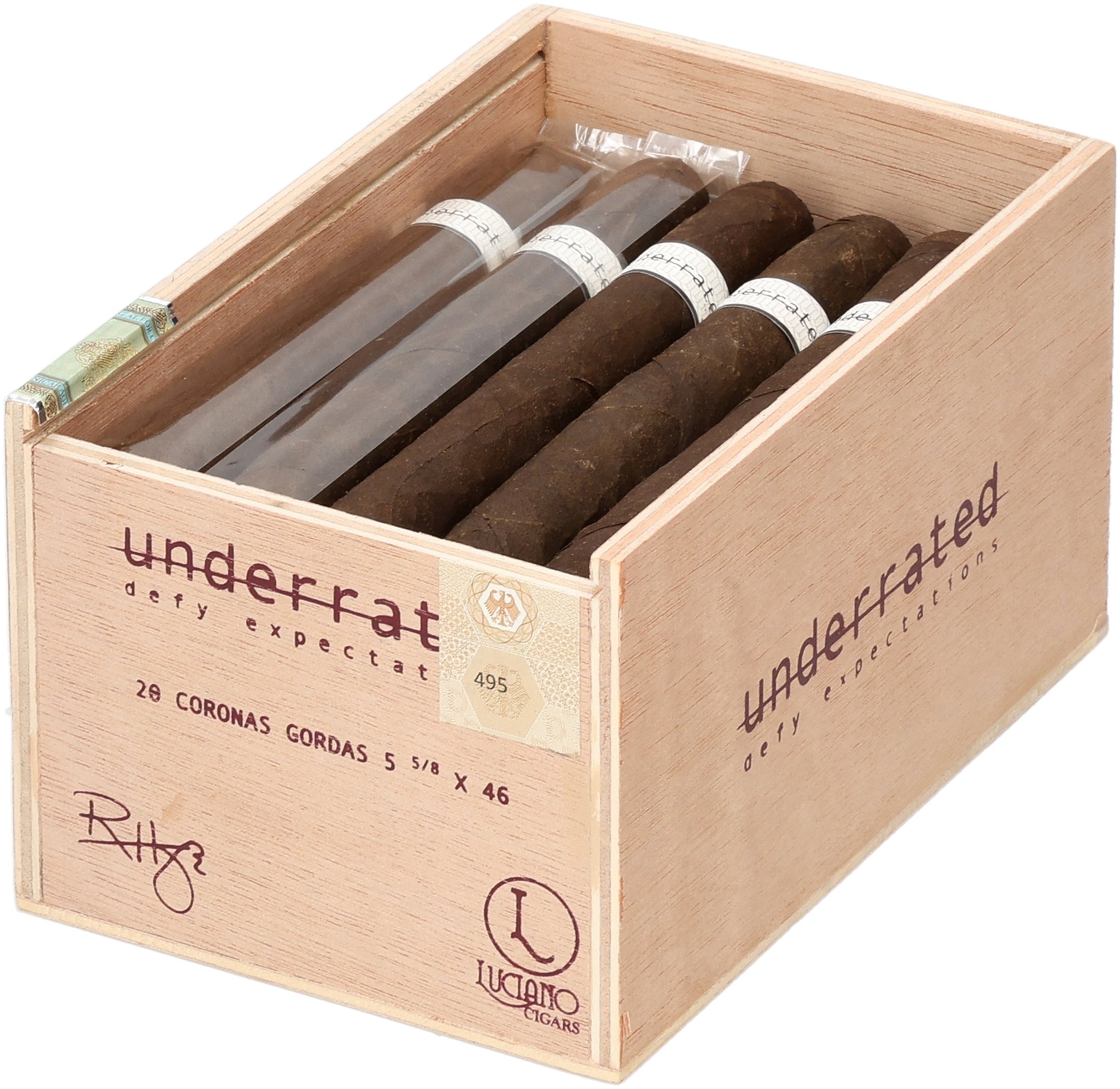 Corona Gorda box open