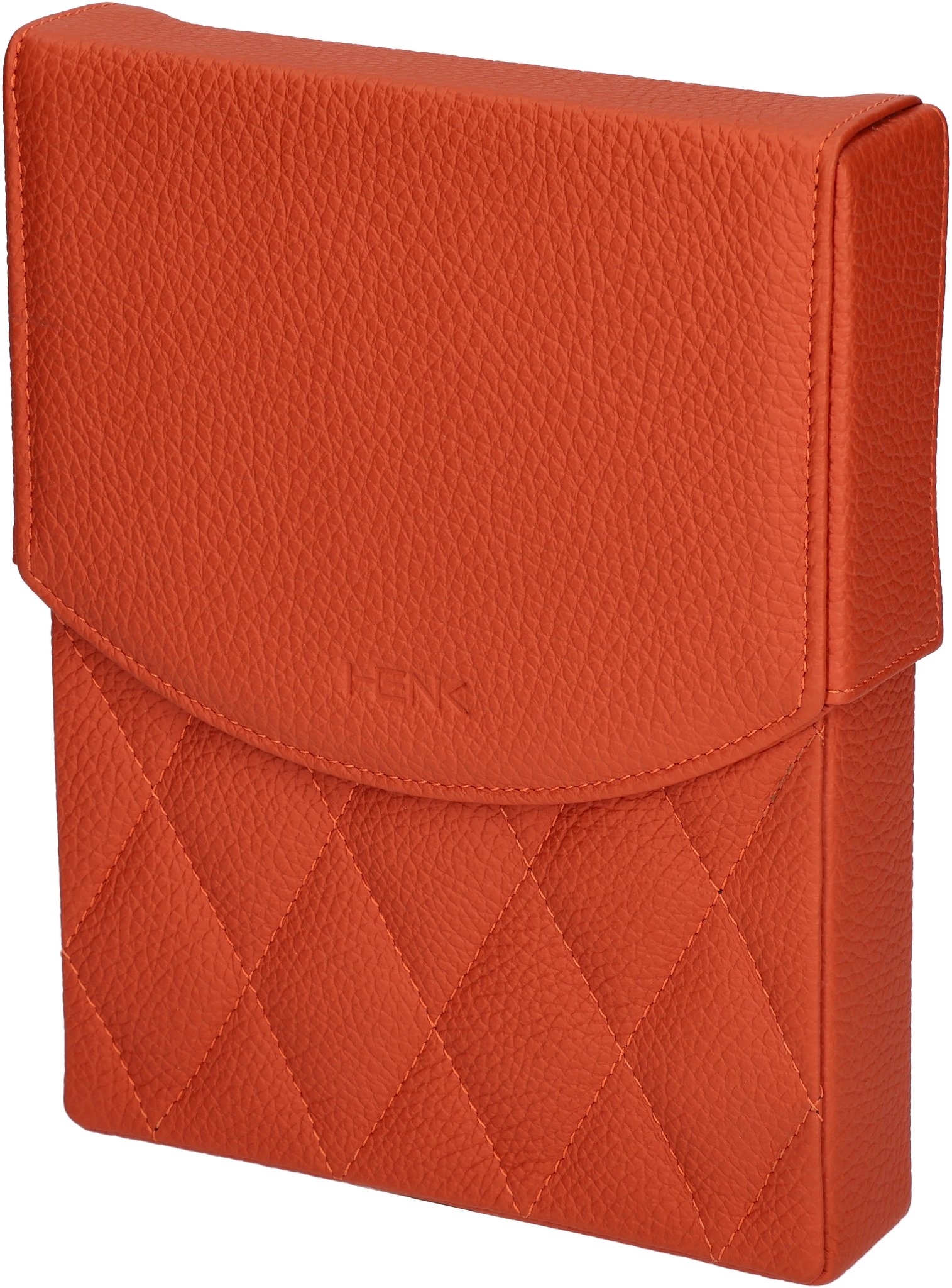 Nappa orange, Futter hellblau