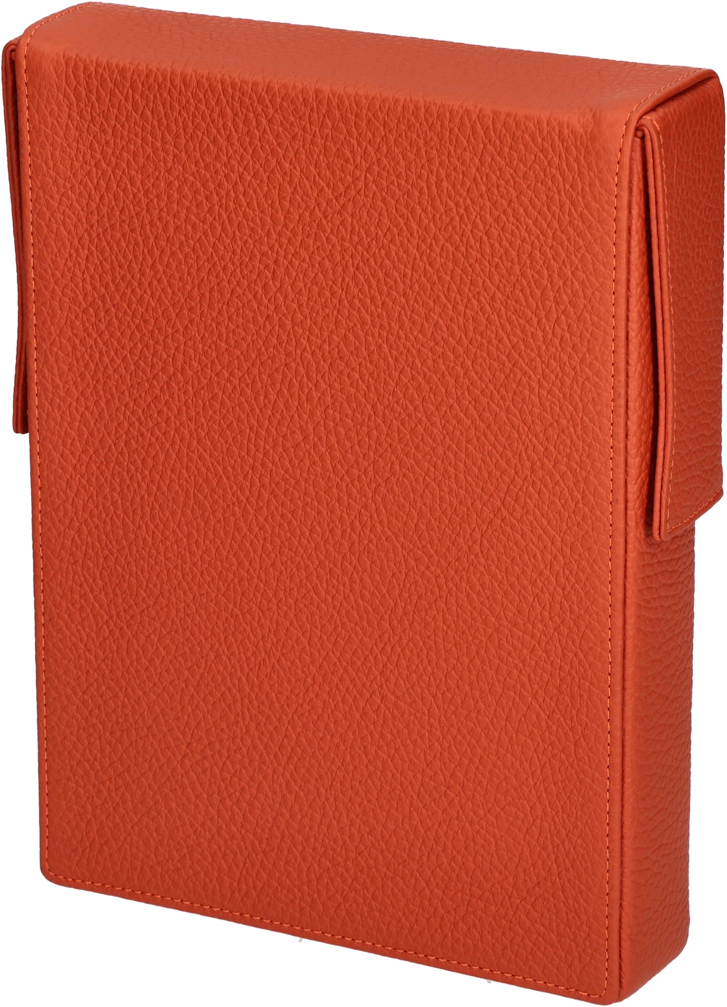 Nappa orange, Futter hellblau